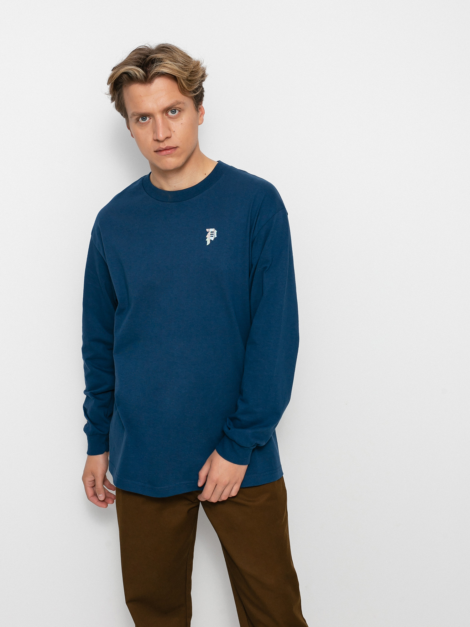 Longsleeve Primitive Contact (harbor blue)