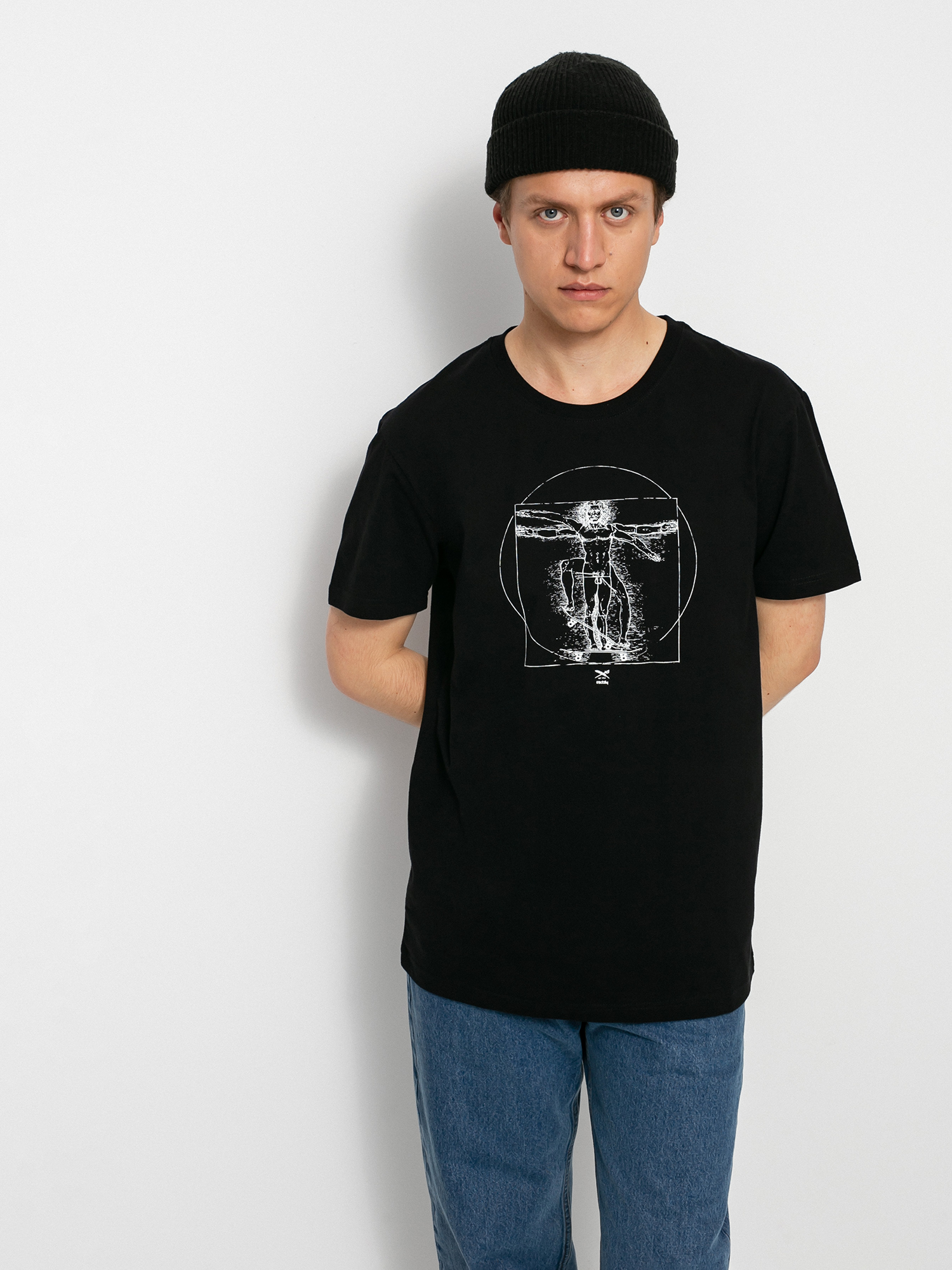 T-shirt Iriedaily Skatevinci (black)