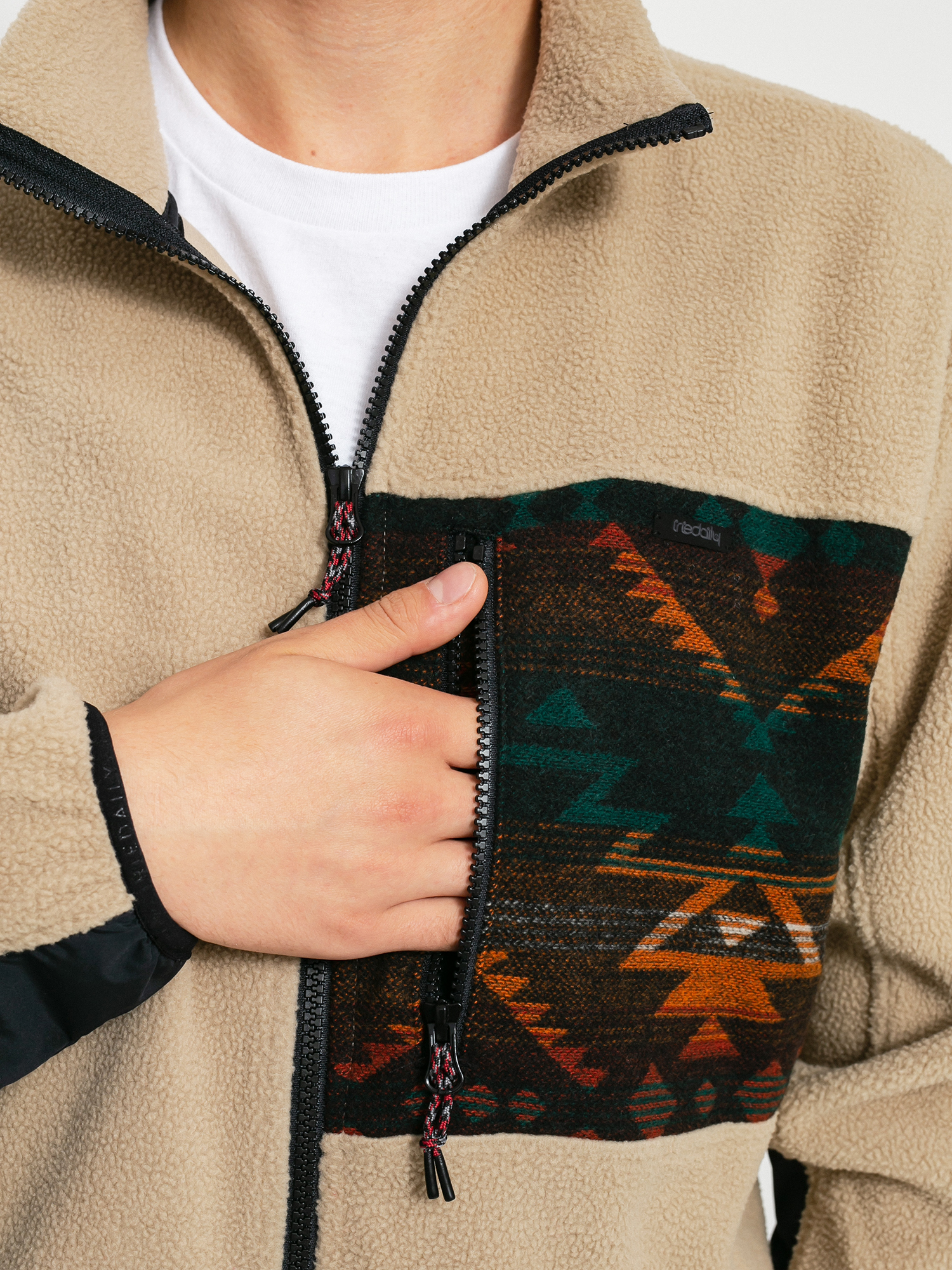 Męski Polar Iriedaily Wonderer Track (khaki)