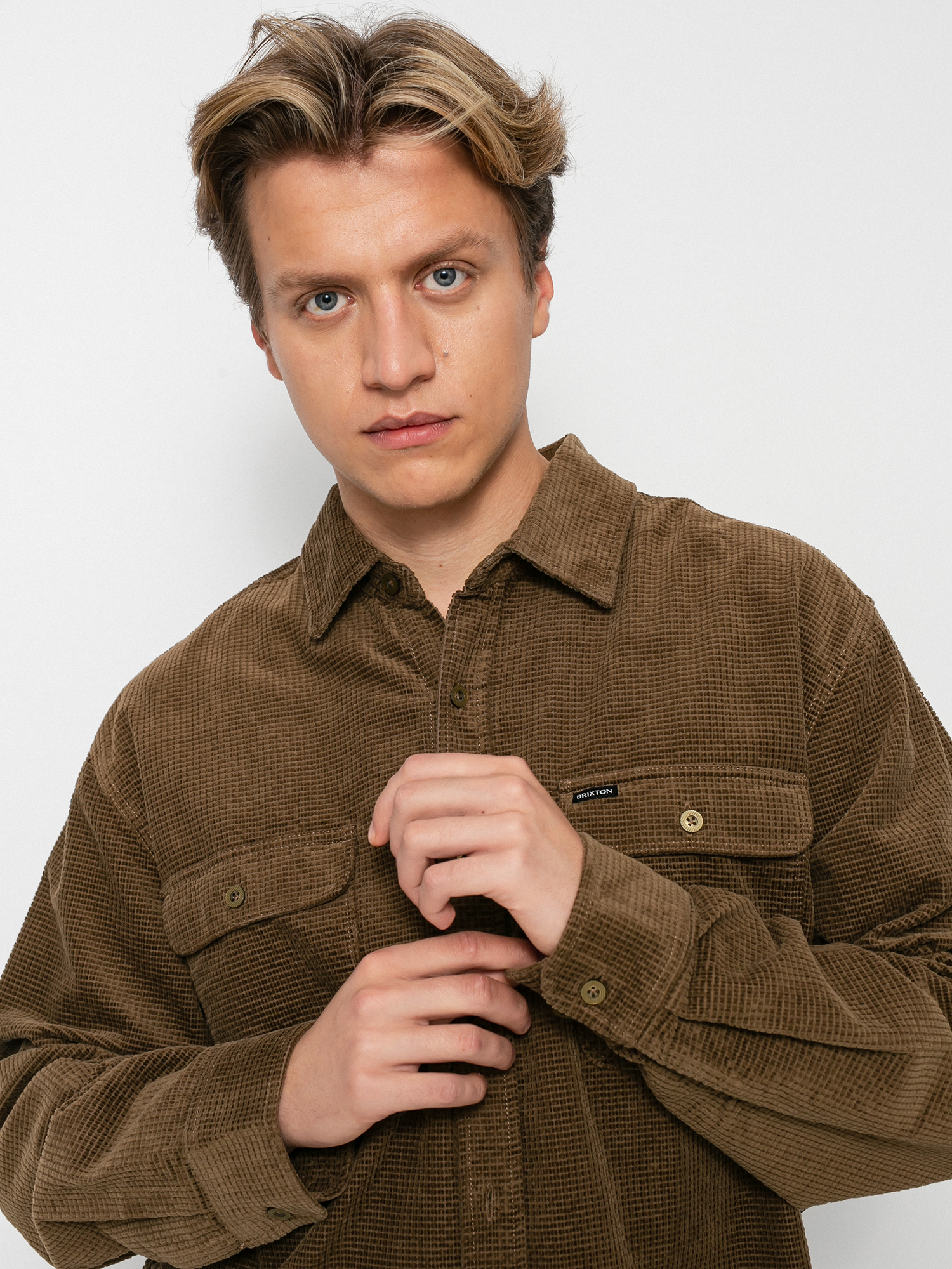 Koszula Brixton Bowery Relaxed Ls (lion)