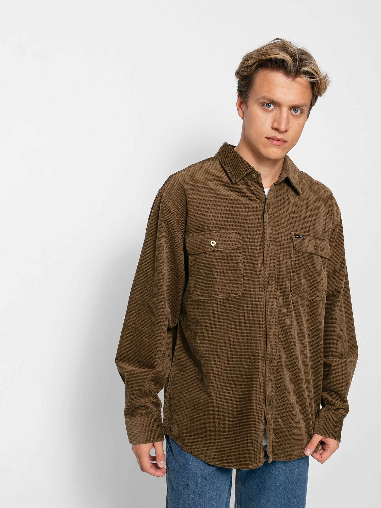 Koszula Brixton Bowery Relaxed Ls (lion)