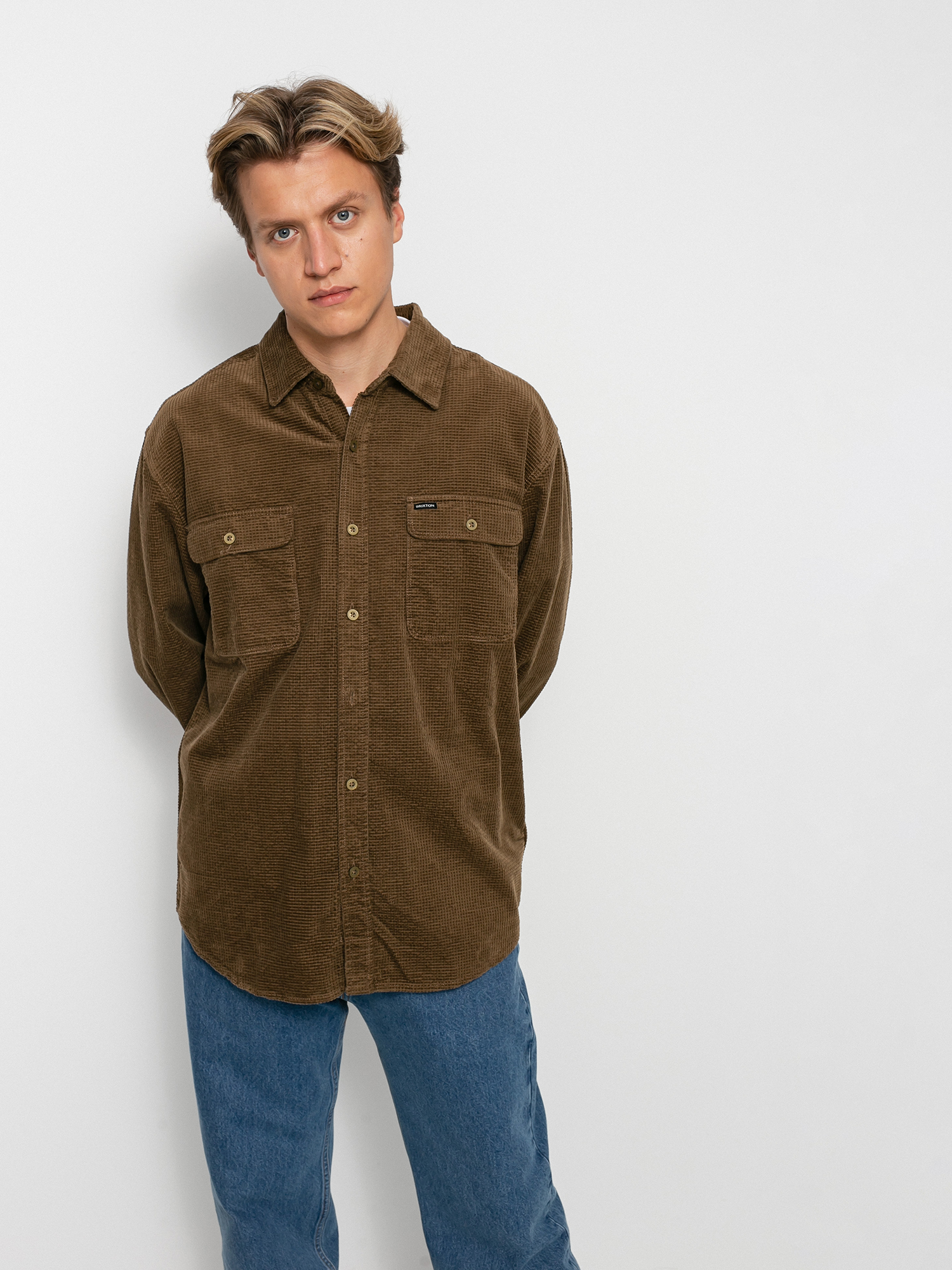 Koszula Brixton Bowery Relaxed Ls (lion)