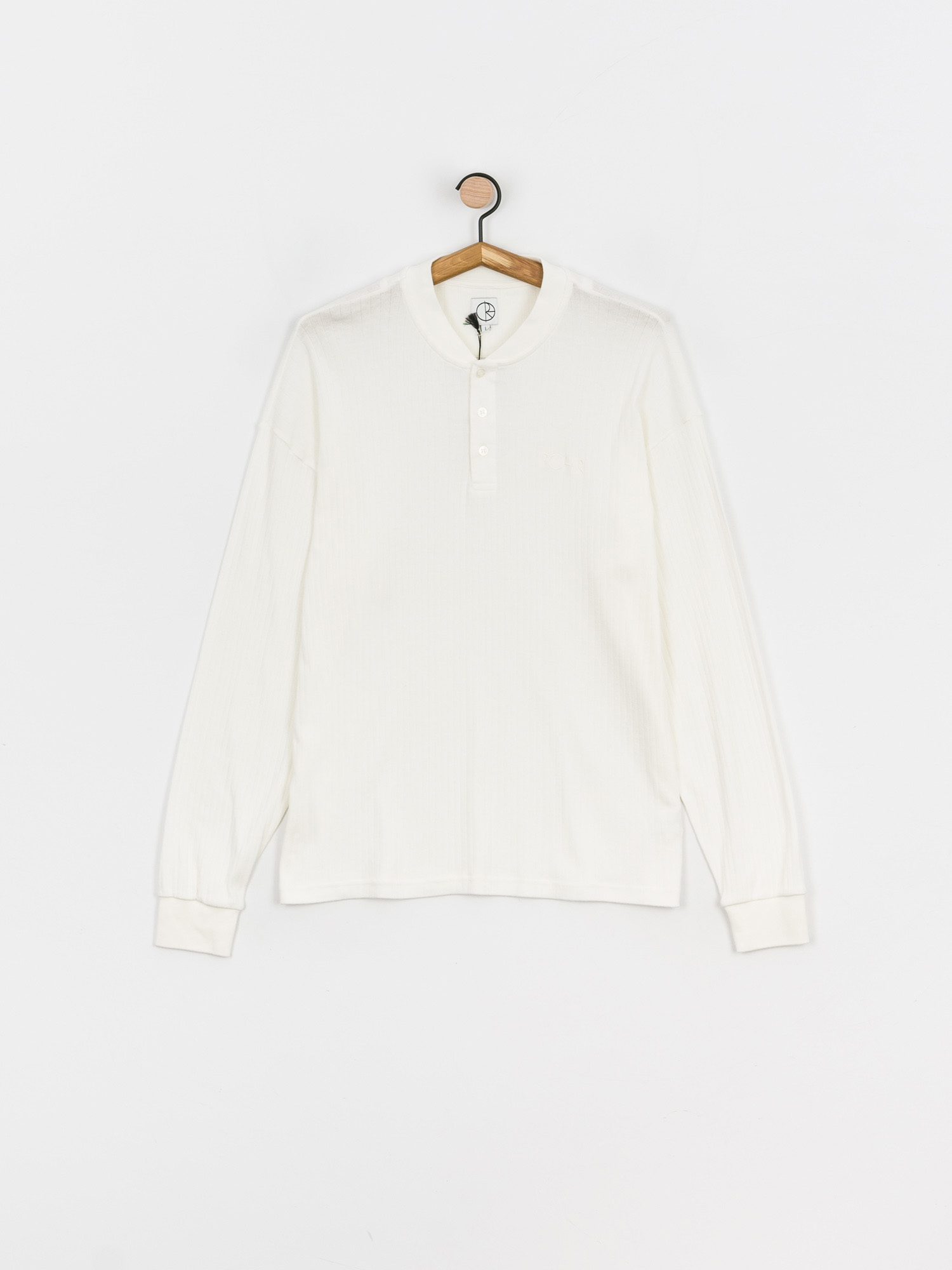 Longsleeve Polar Skate Rib Henley (cloud white)