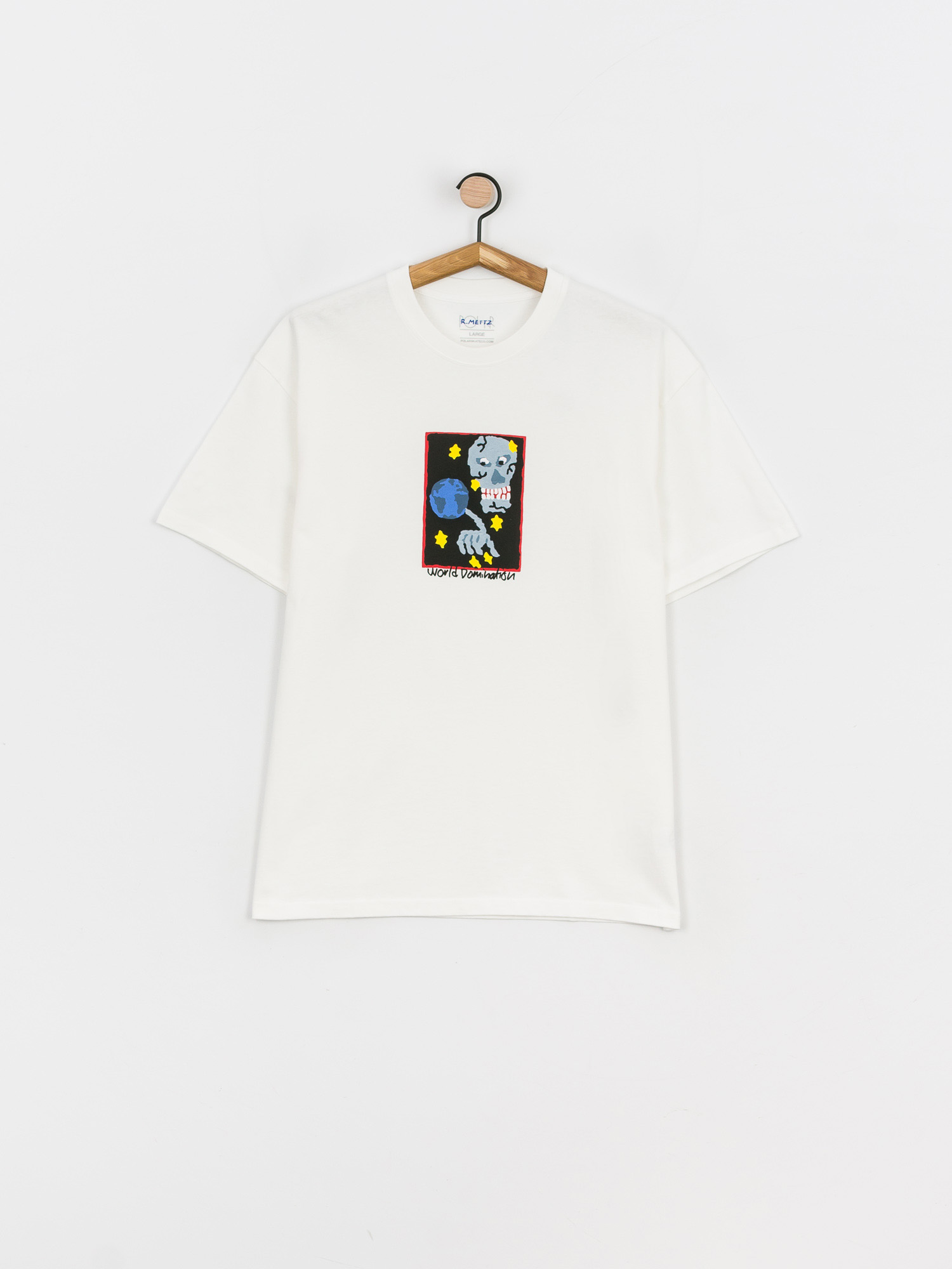T-shirt Polar Skate World Domination (white)