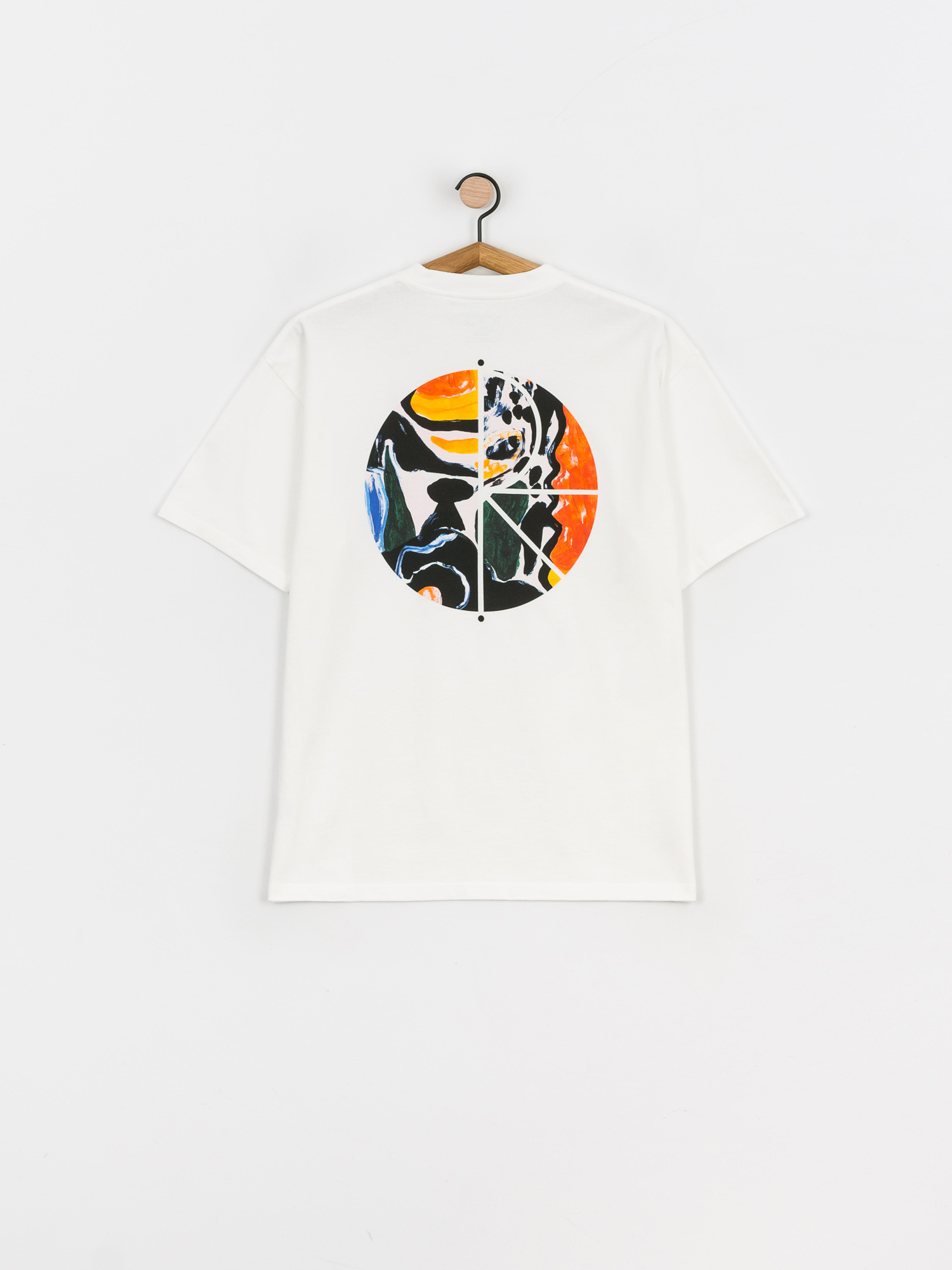 T-shirt Polar Skate Facescape Fill Logo (white)