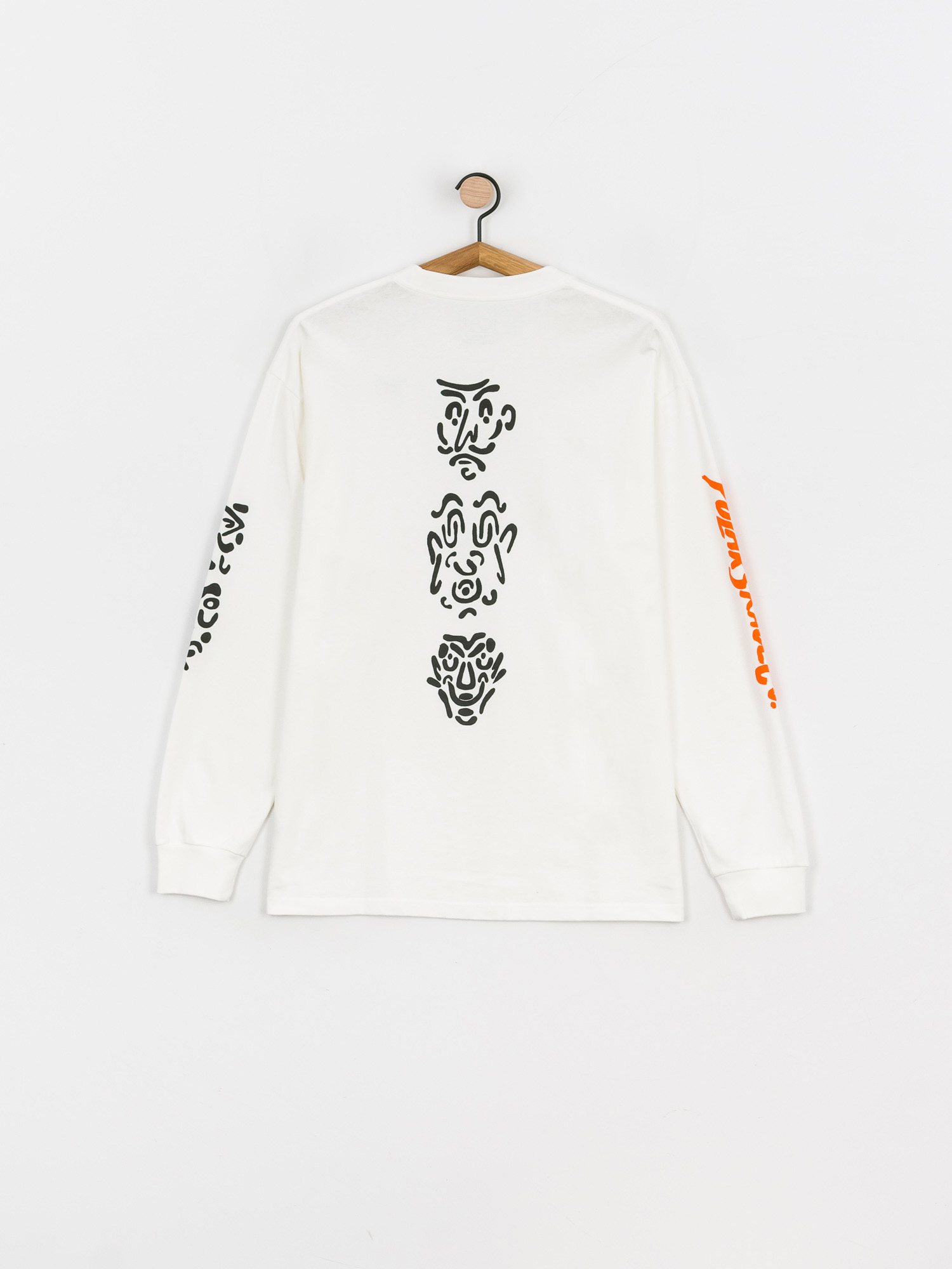 Longsleeve Polar Skate Facescape (white)