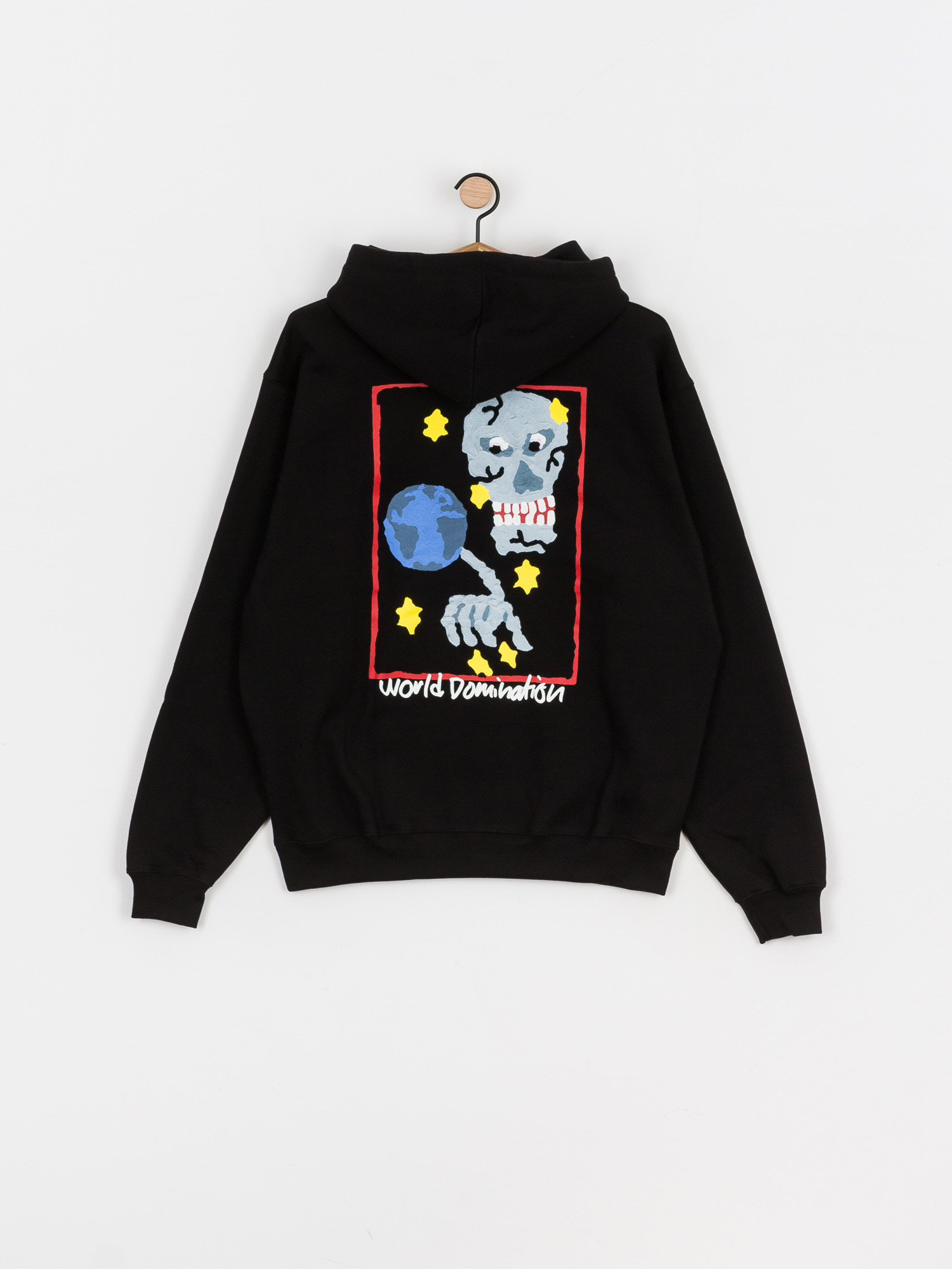 Bluza z kapturem Polar Skate World Domination HD (black)