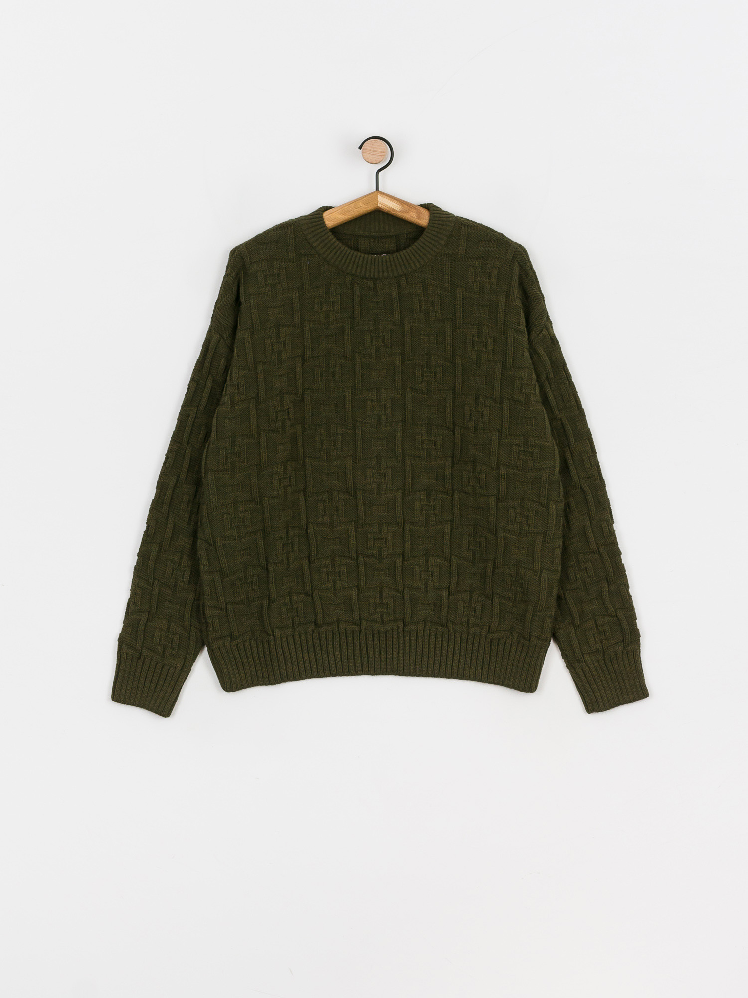 Sweter Polar Skate Square (army green)