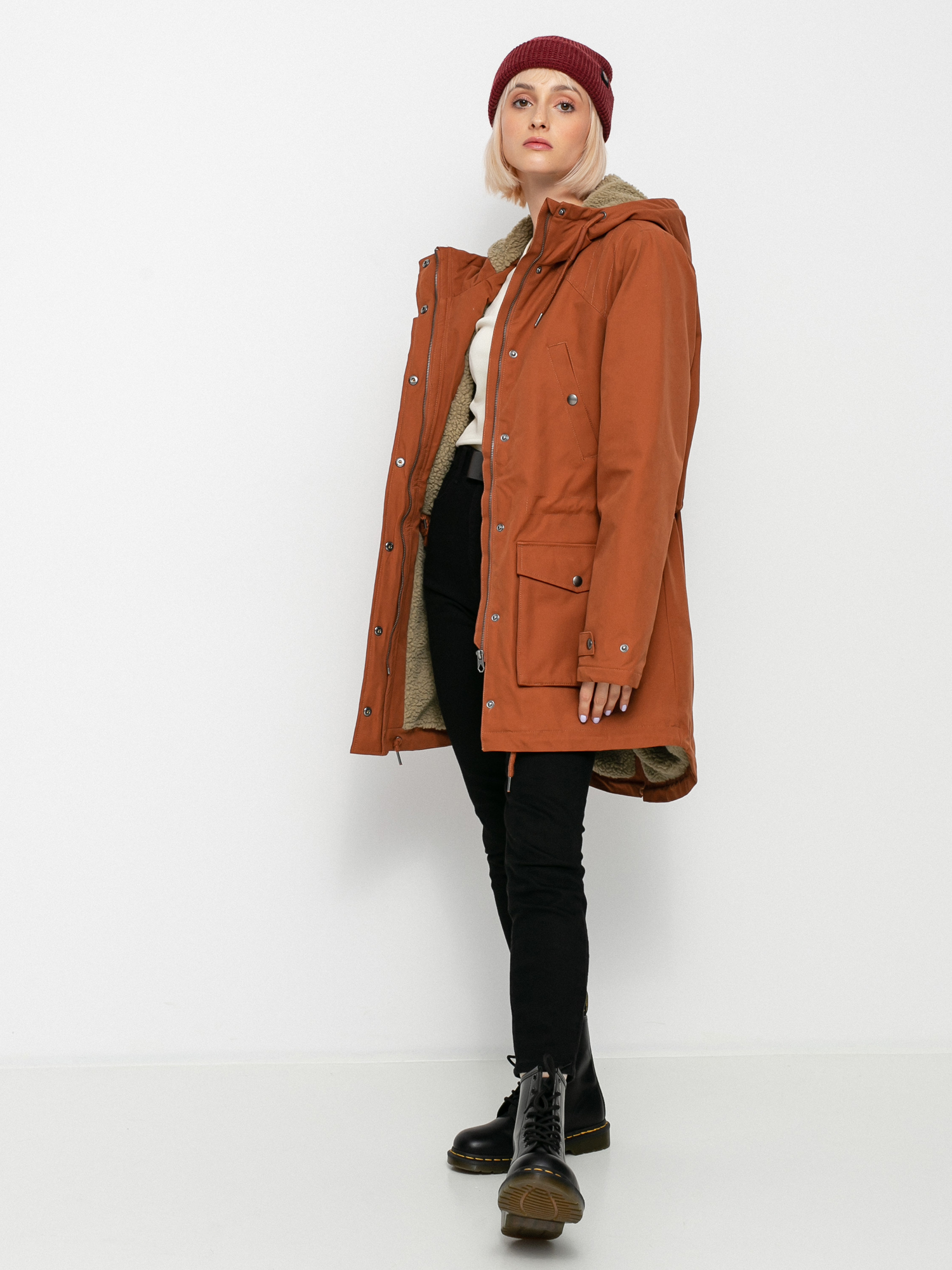 Kurtka Volcom Walk On By 5K Wmn (mocha)