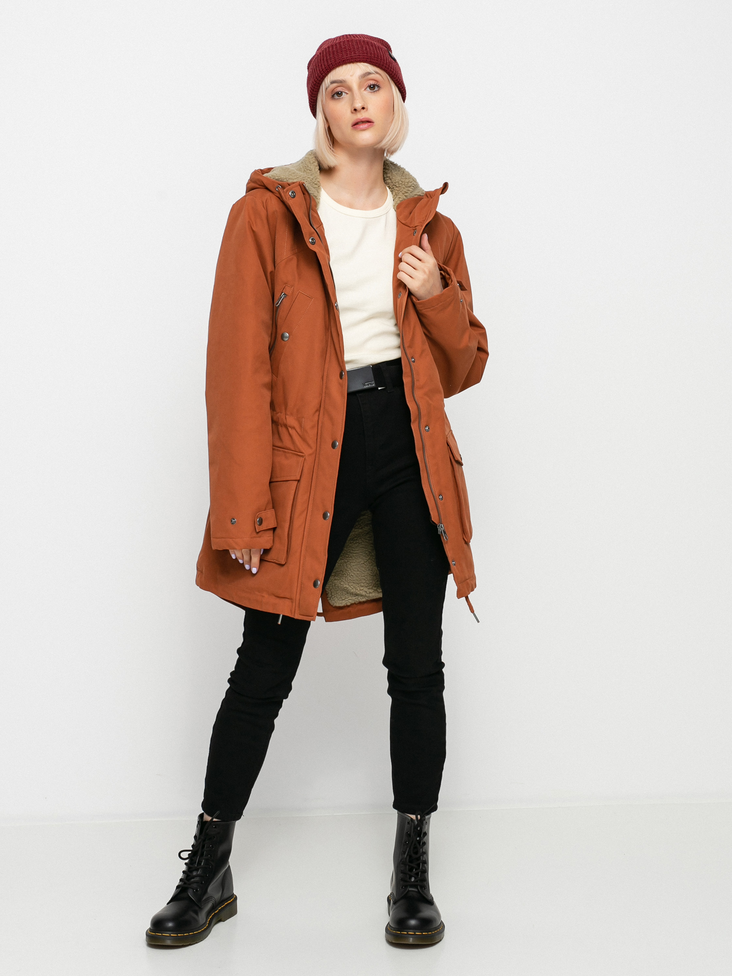 Kurtka Volcom Walk On By 5K Wmn (mocha)
