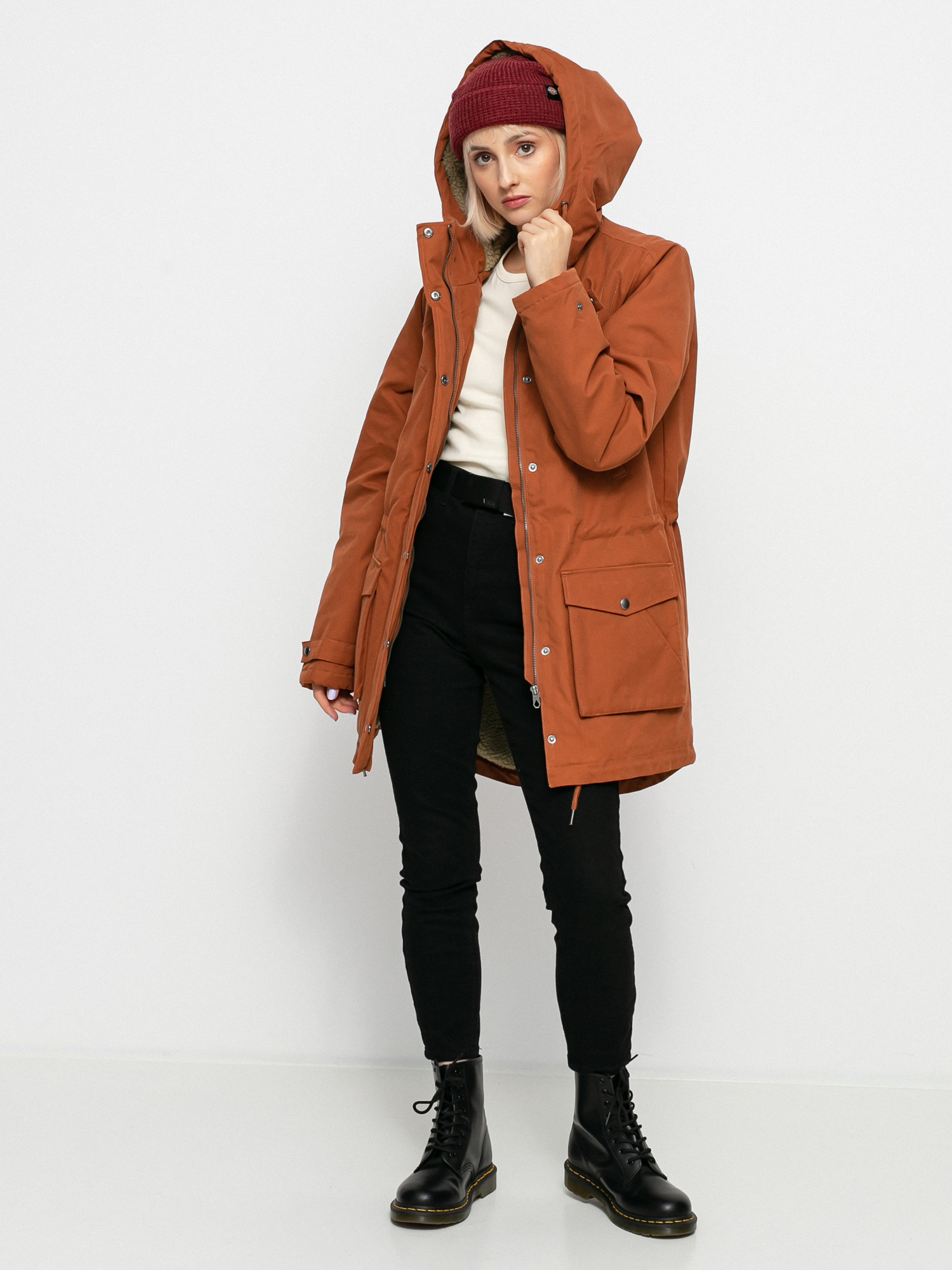 Kurtka Volcom Walk On By 5K Wmn (mocha)