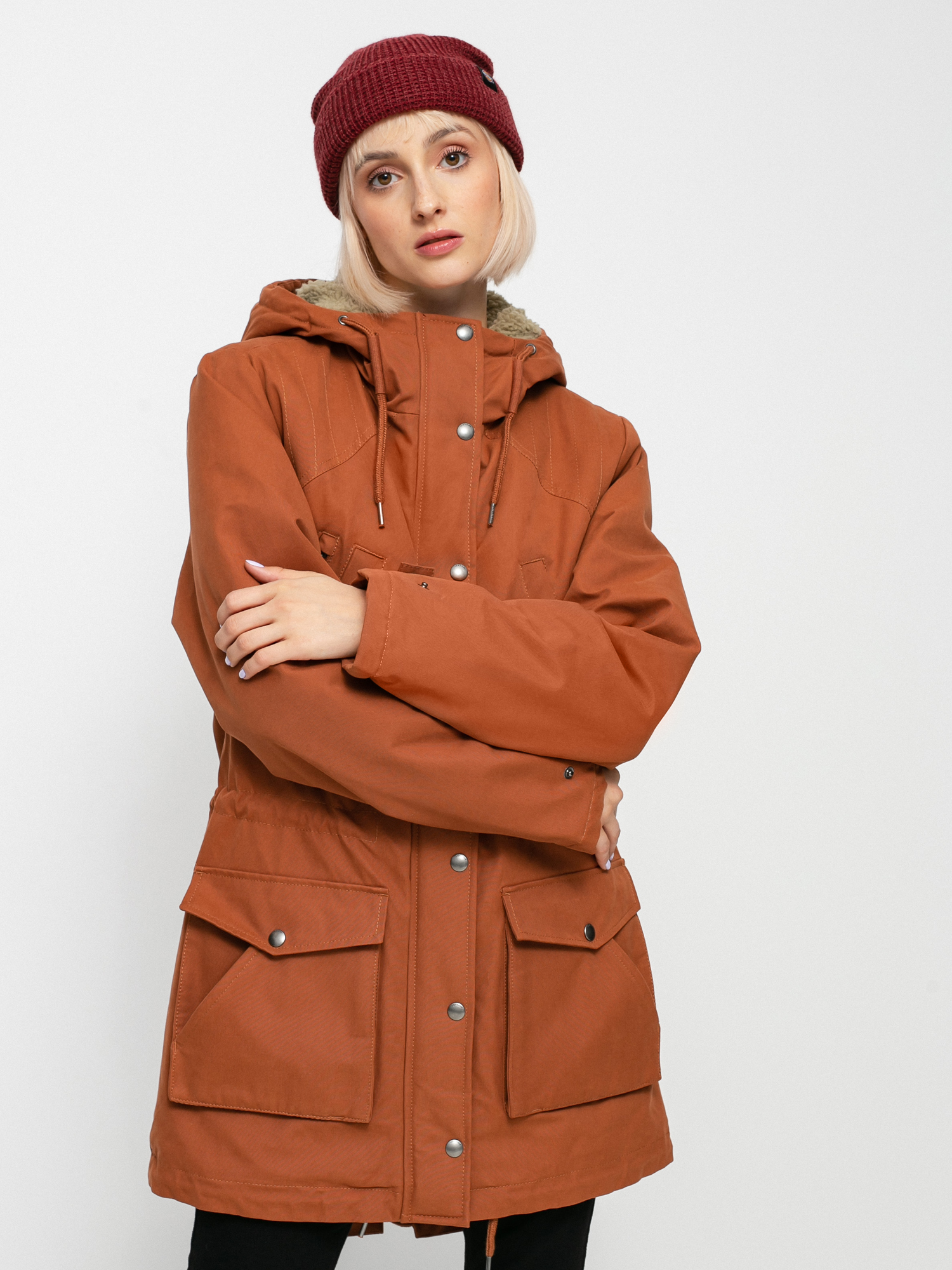 Kurtka Volcom Walk On By 5K Wmn (mocha)