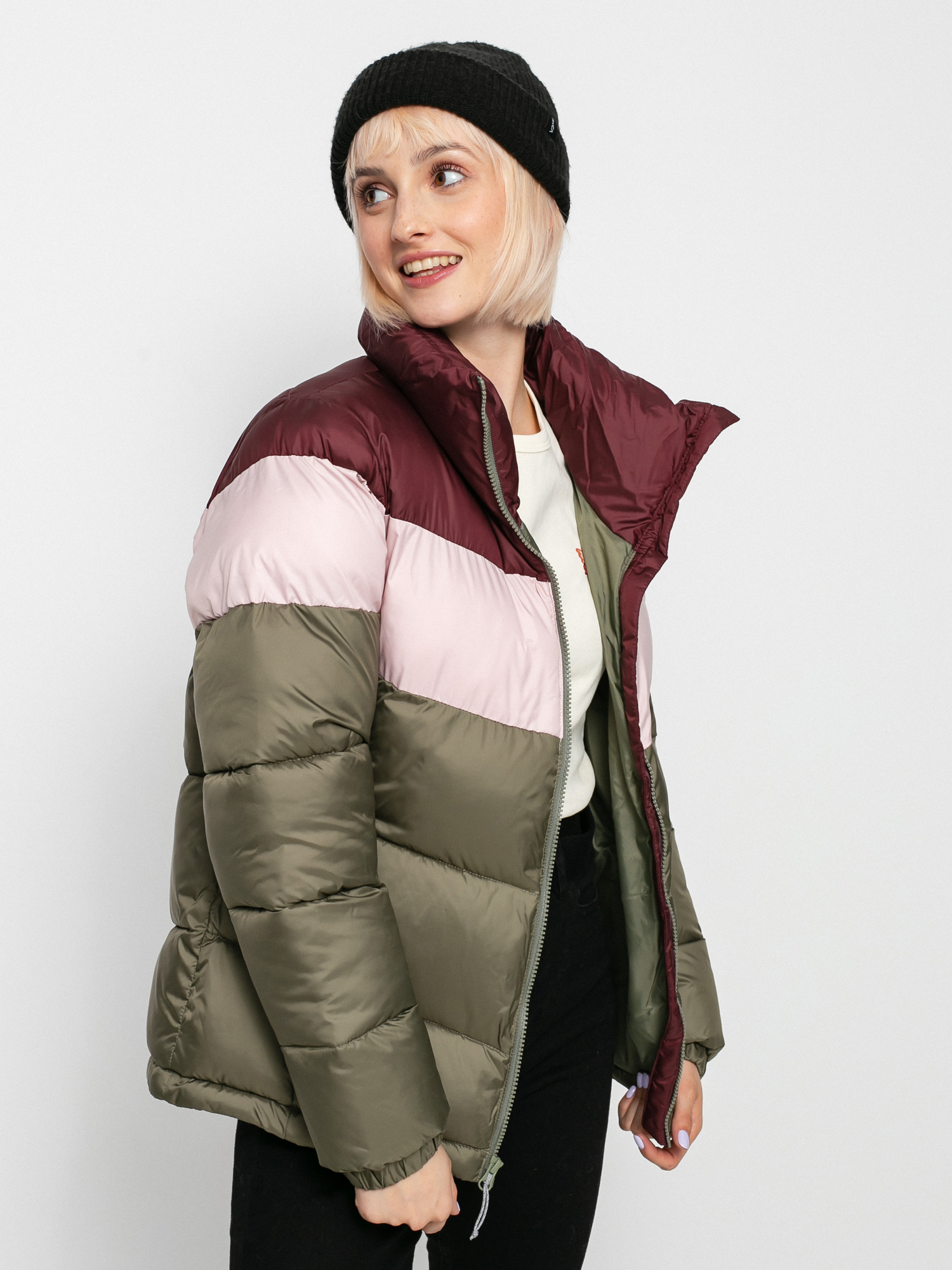 Kurtka Columbia Puffect Wmn (stone green/mineral pink/malbec)
