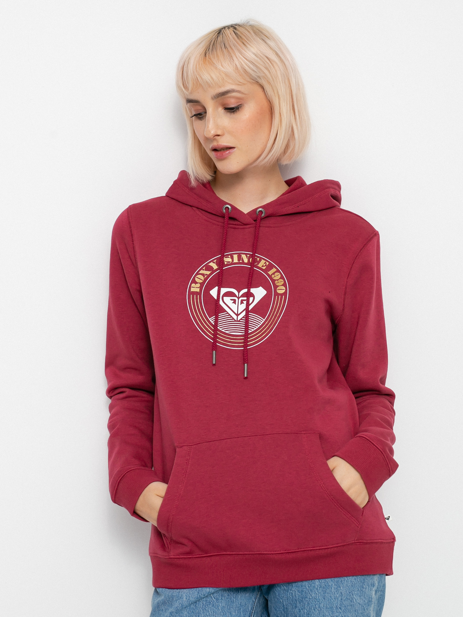 Bluza z kapturem Roxy Day Breaks Brushed B HD Wmn (tibetan red)