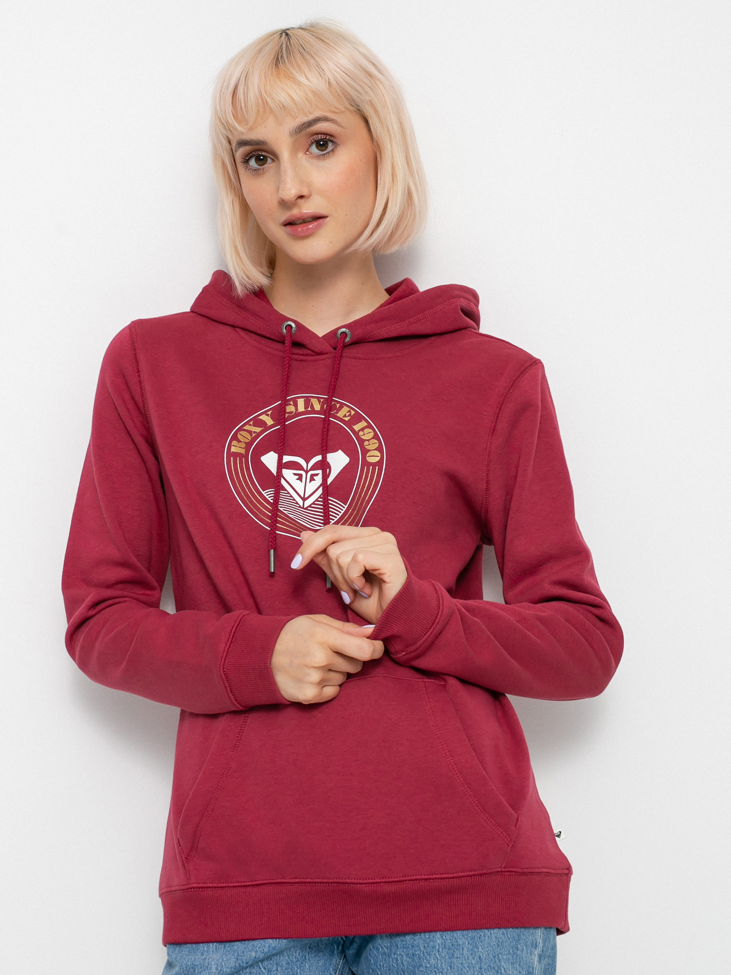 Bluza z kapturem Roxy Day Breaks Brushed B HD Wmn (tibetan red)