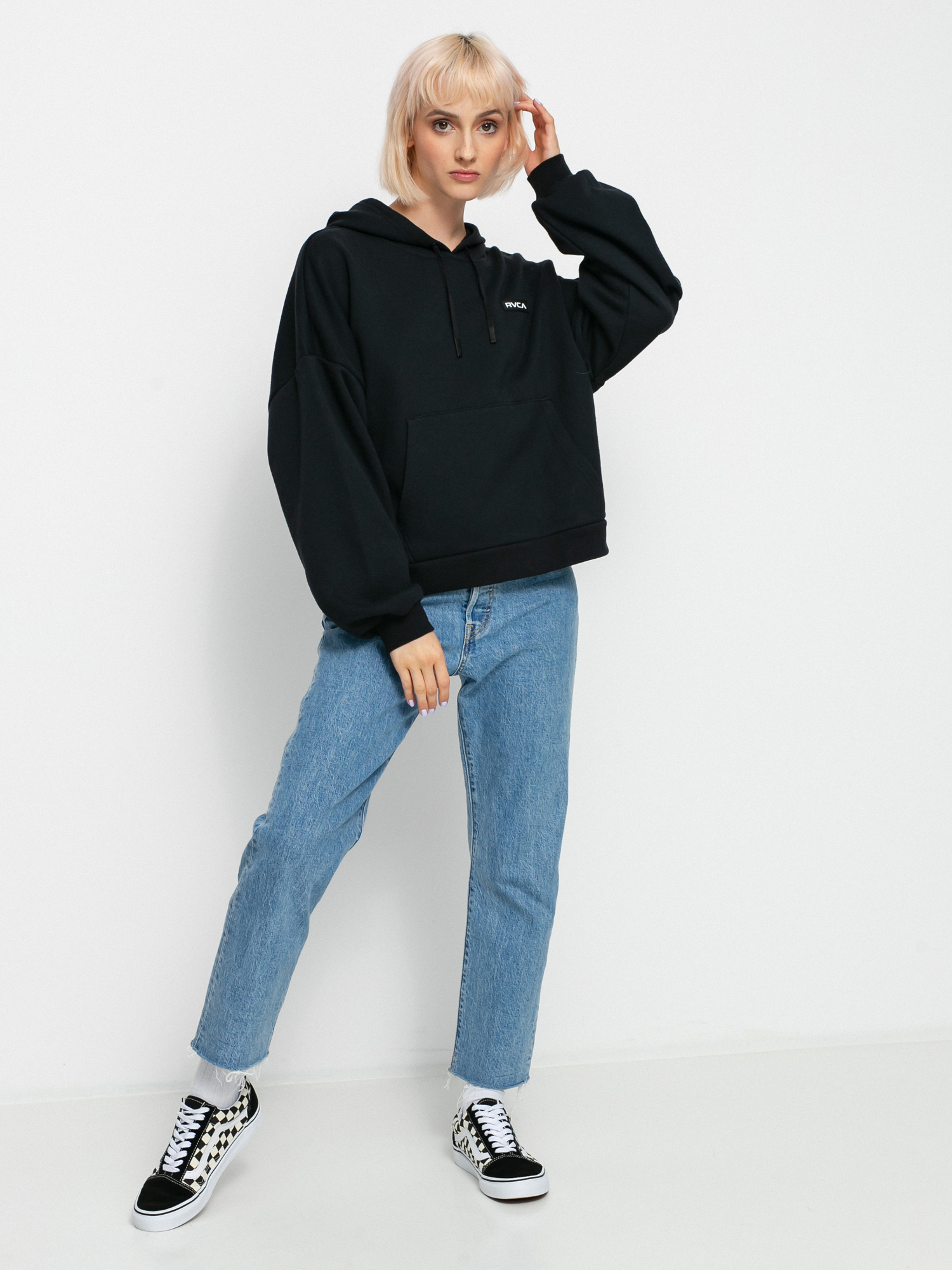 Bluza z kapturem RVCA Va Essential HD Wmn (black)