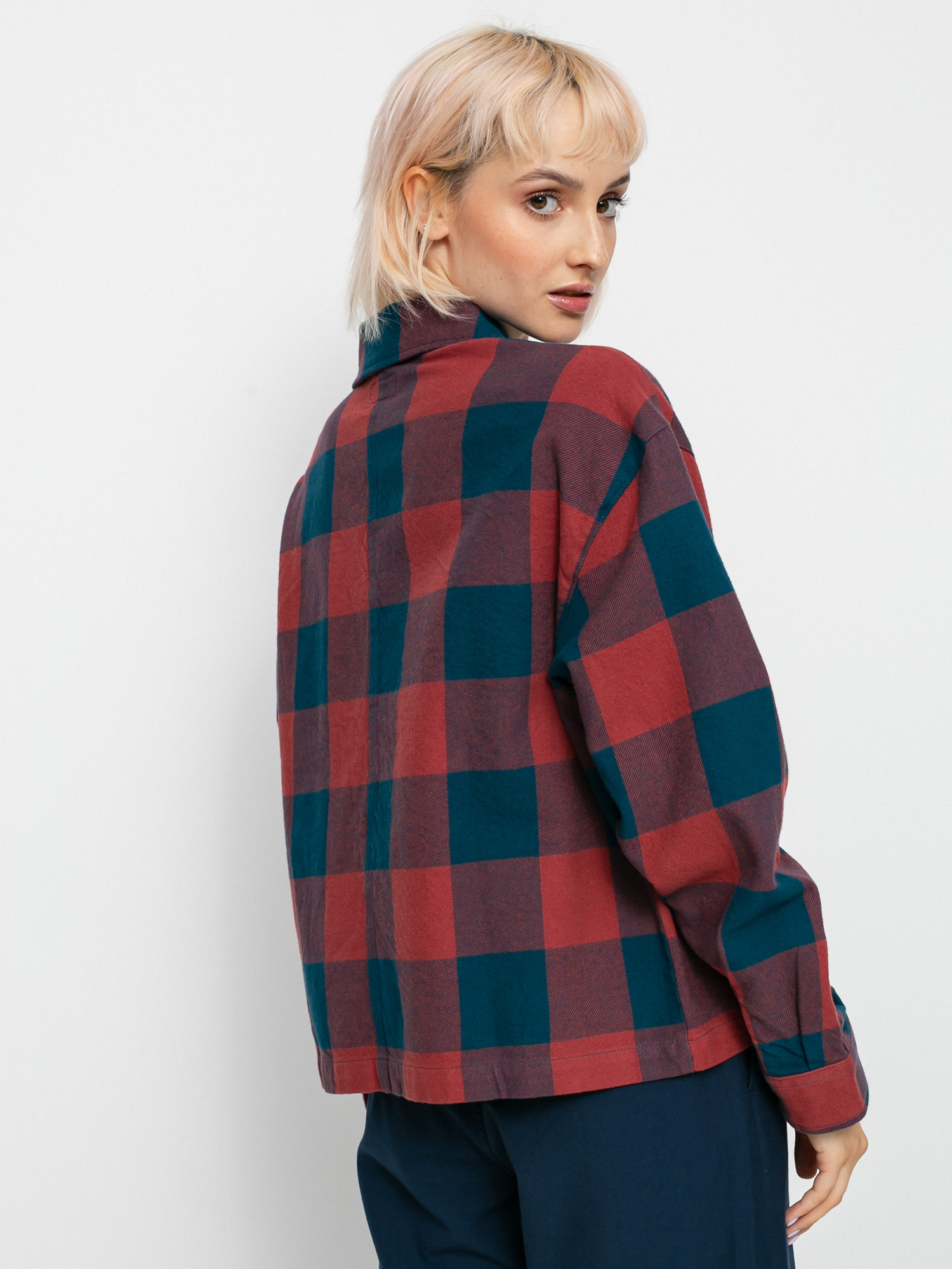 Koszula Brixton Bowery Flannel Ls Wmn (captain blue)
