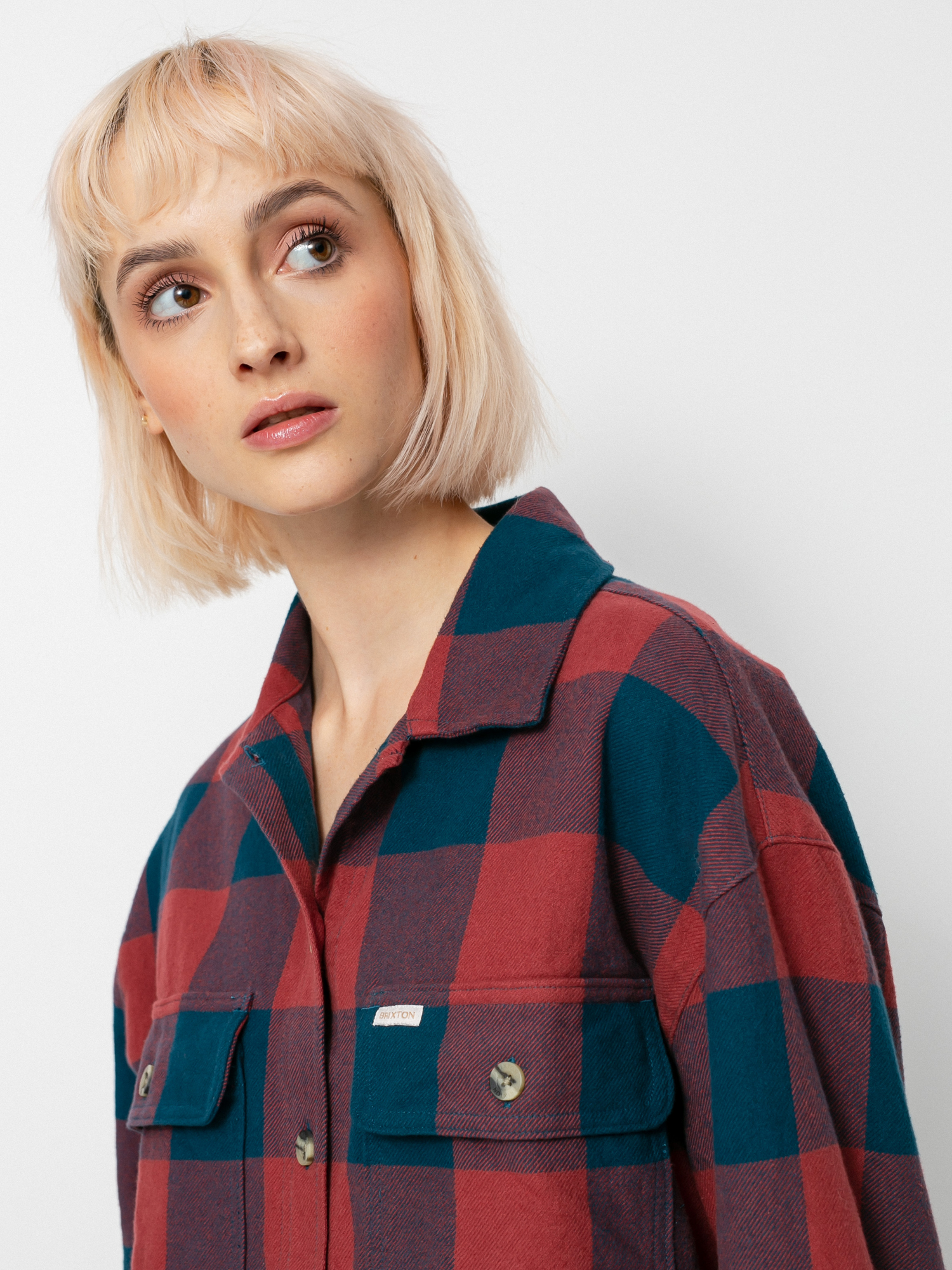 Koszula Brixton Bowery Flannel Ls Wmn (captain blue)