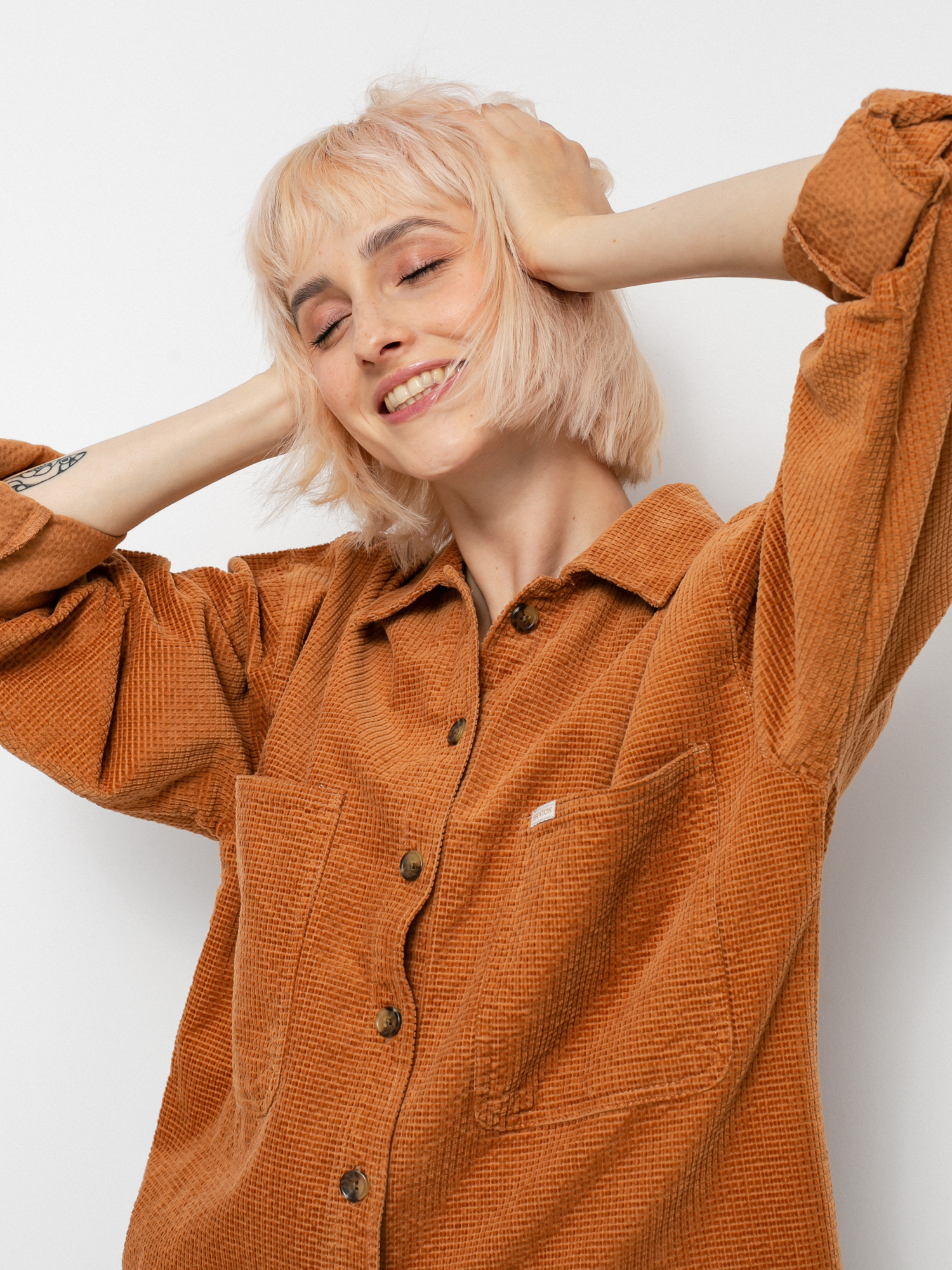 Koszula Brixton Bowery Tunic Overshirt Wmn (lion)