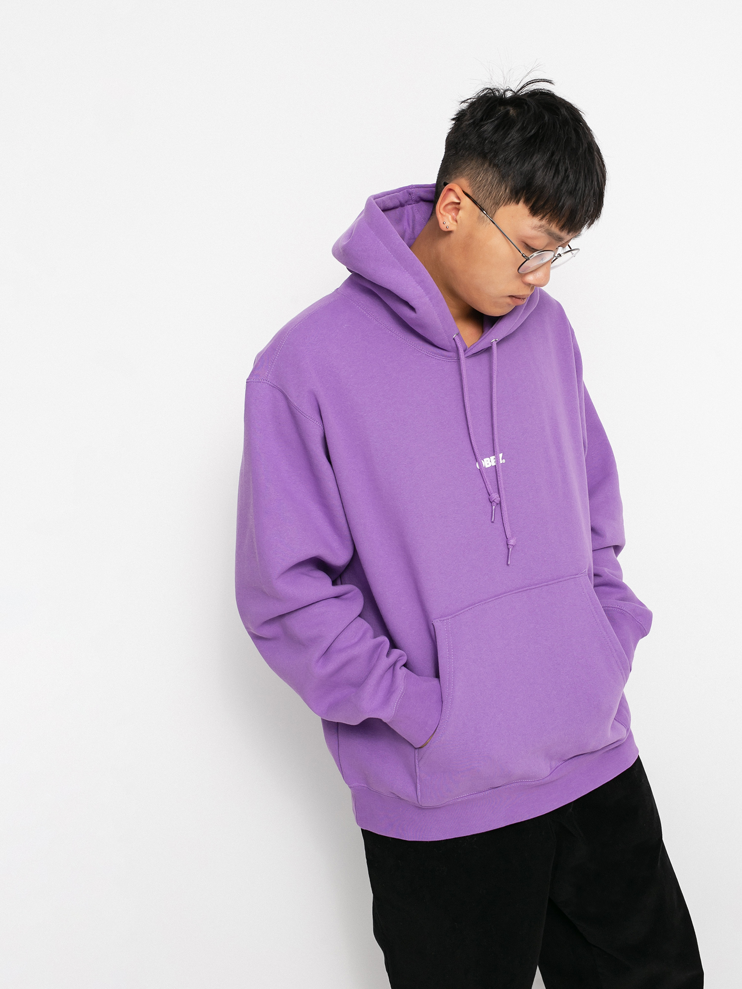 Bluza z kapturem OBEY Obey Bold Mini HD (orchid)