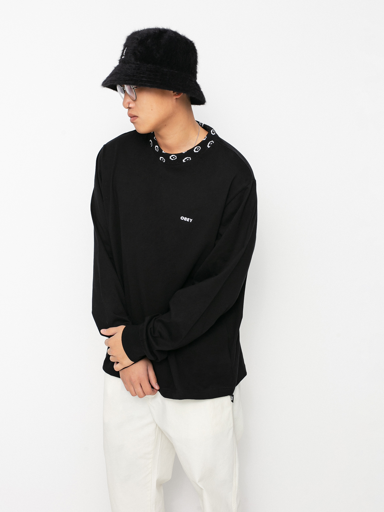 Longsleeve OBEY Jacobson Jacquard (black)