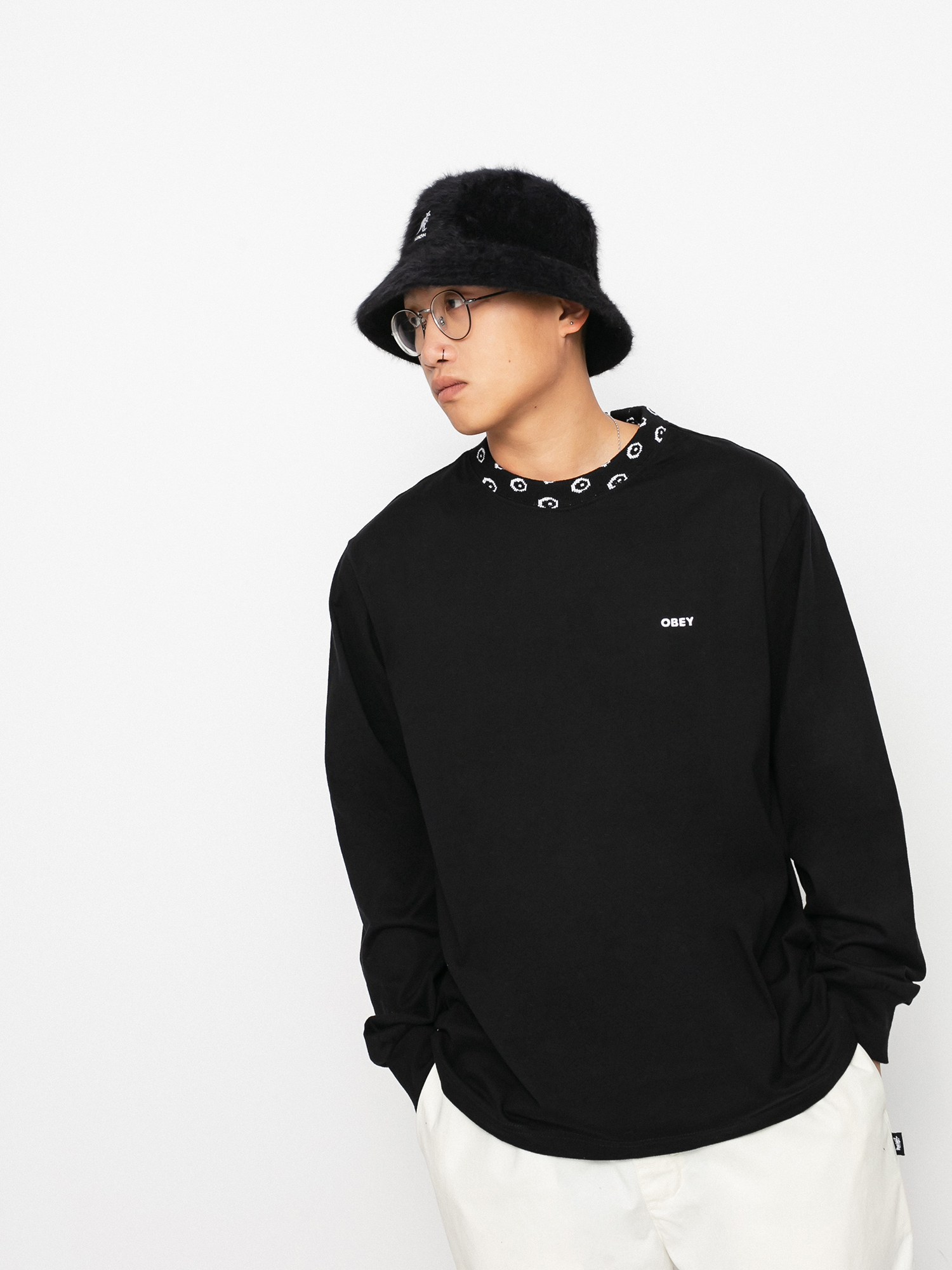Longsleeve OBEY Jacobson Jacquard (black)