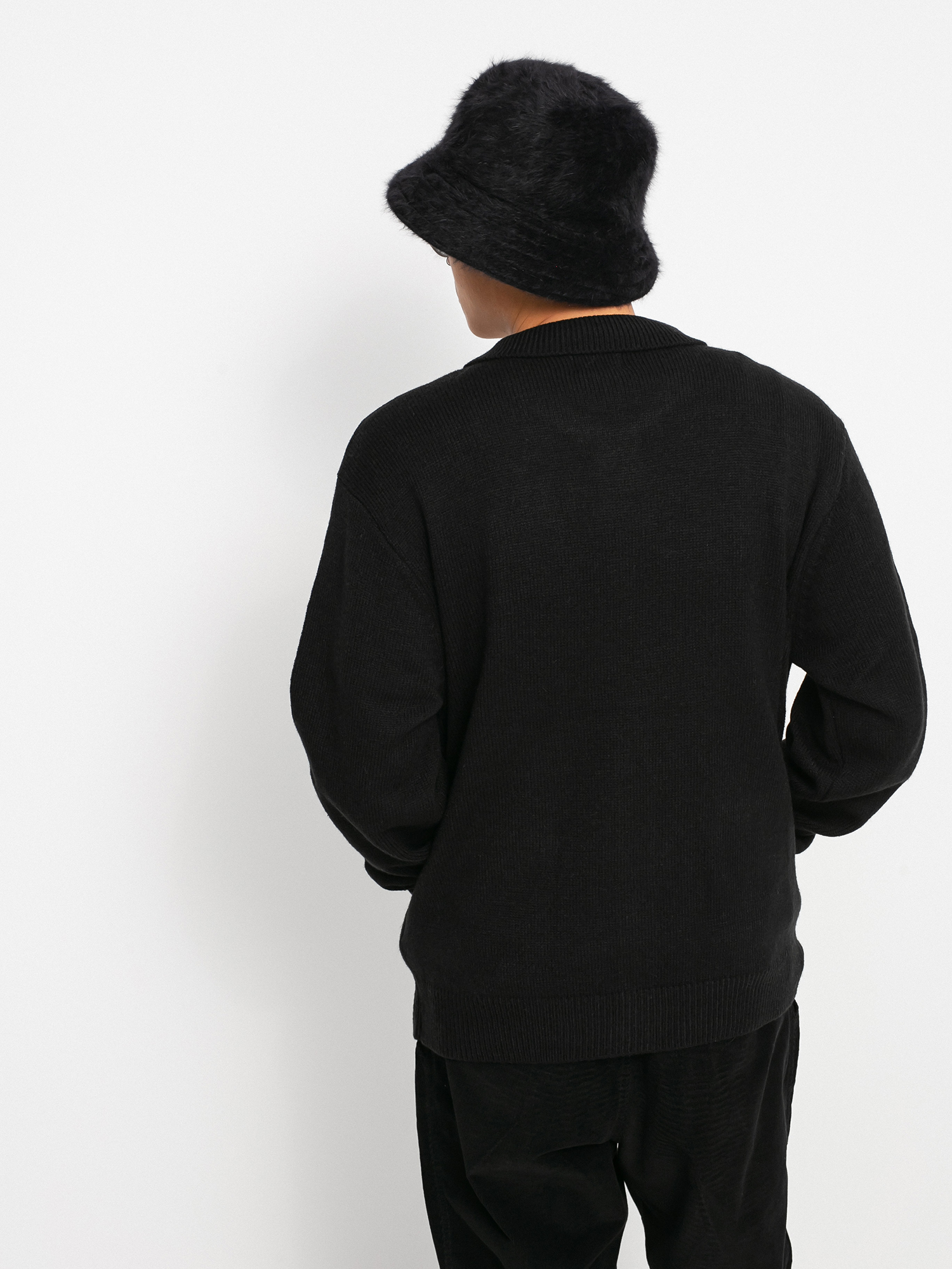 Sweter OBEY Souvenirs Cardigan (black multi)