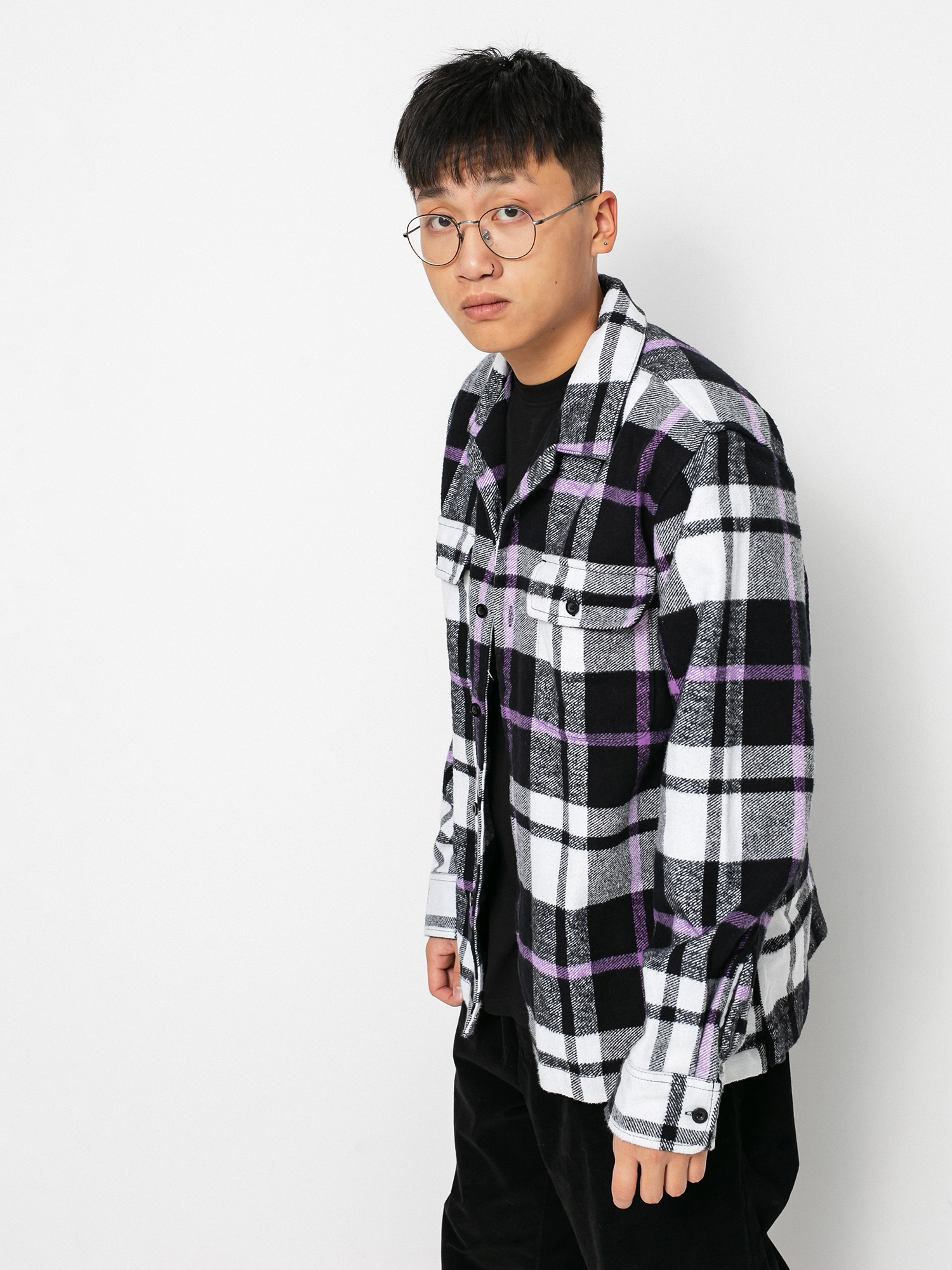 Koszula OBEY Advert Woven (black multi)
