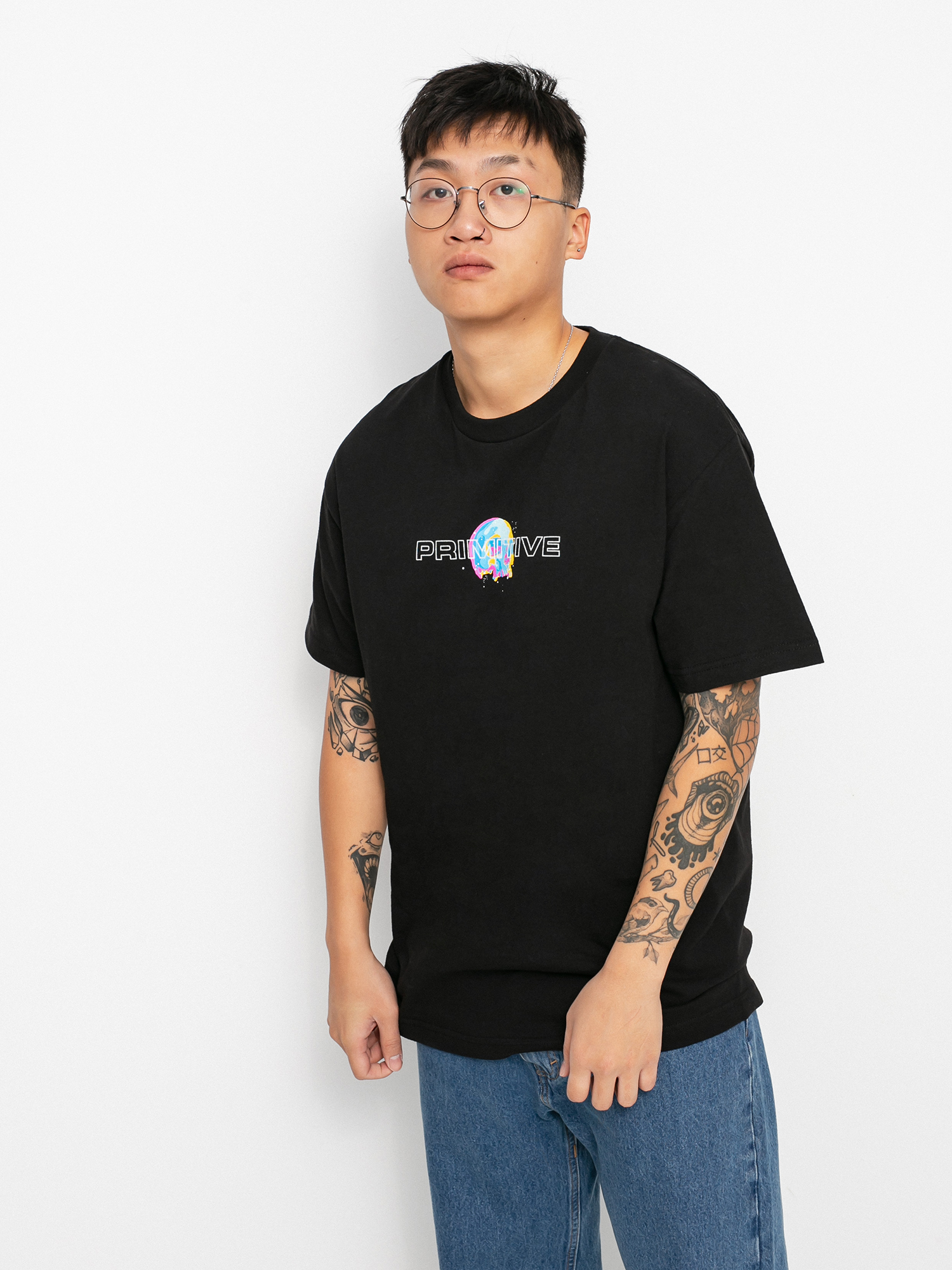 T-shirt Primitive High Low (black)