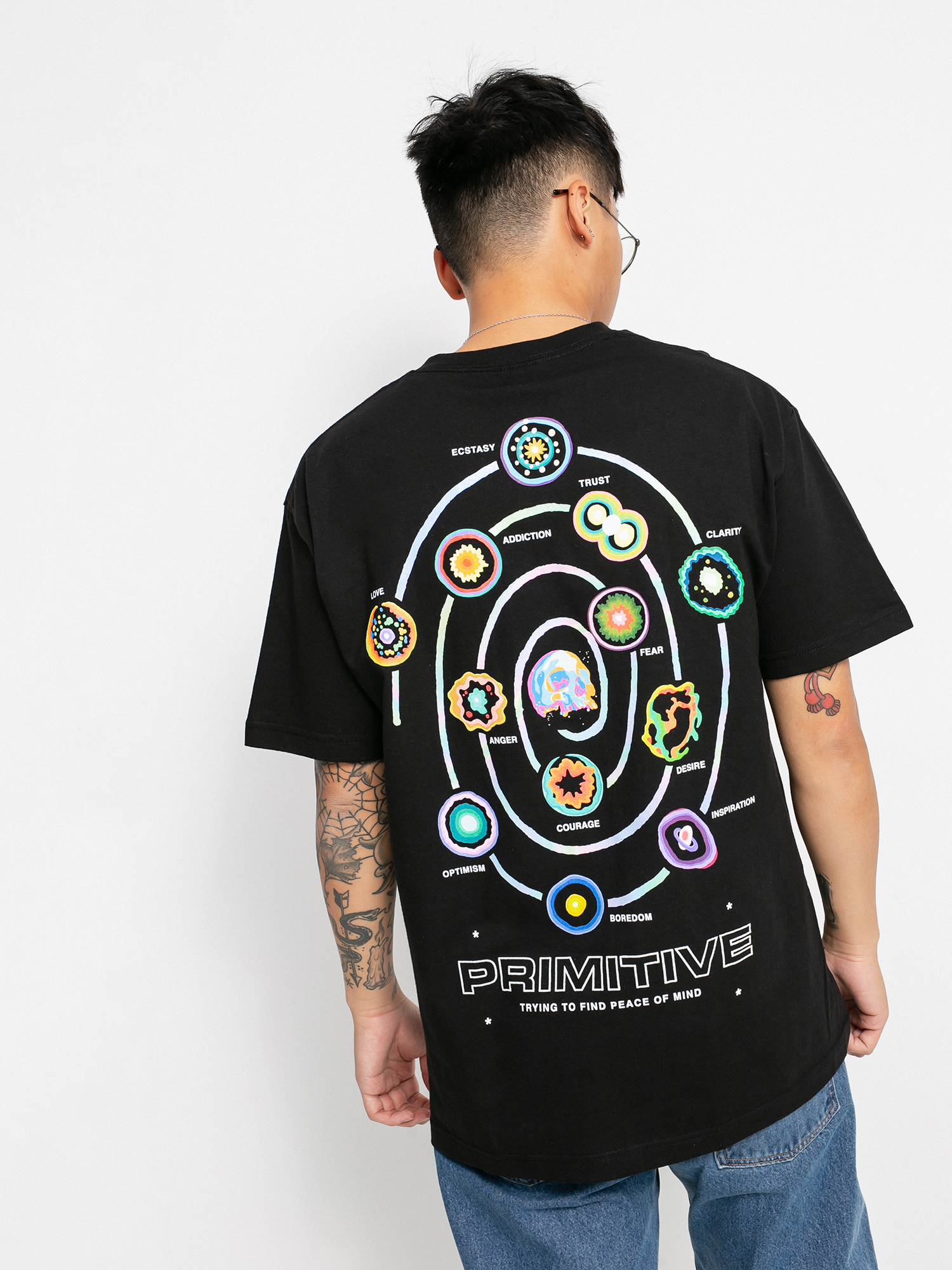 T-shirt Primitive High Low (black)