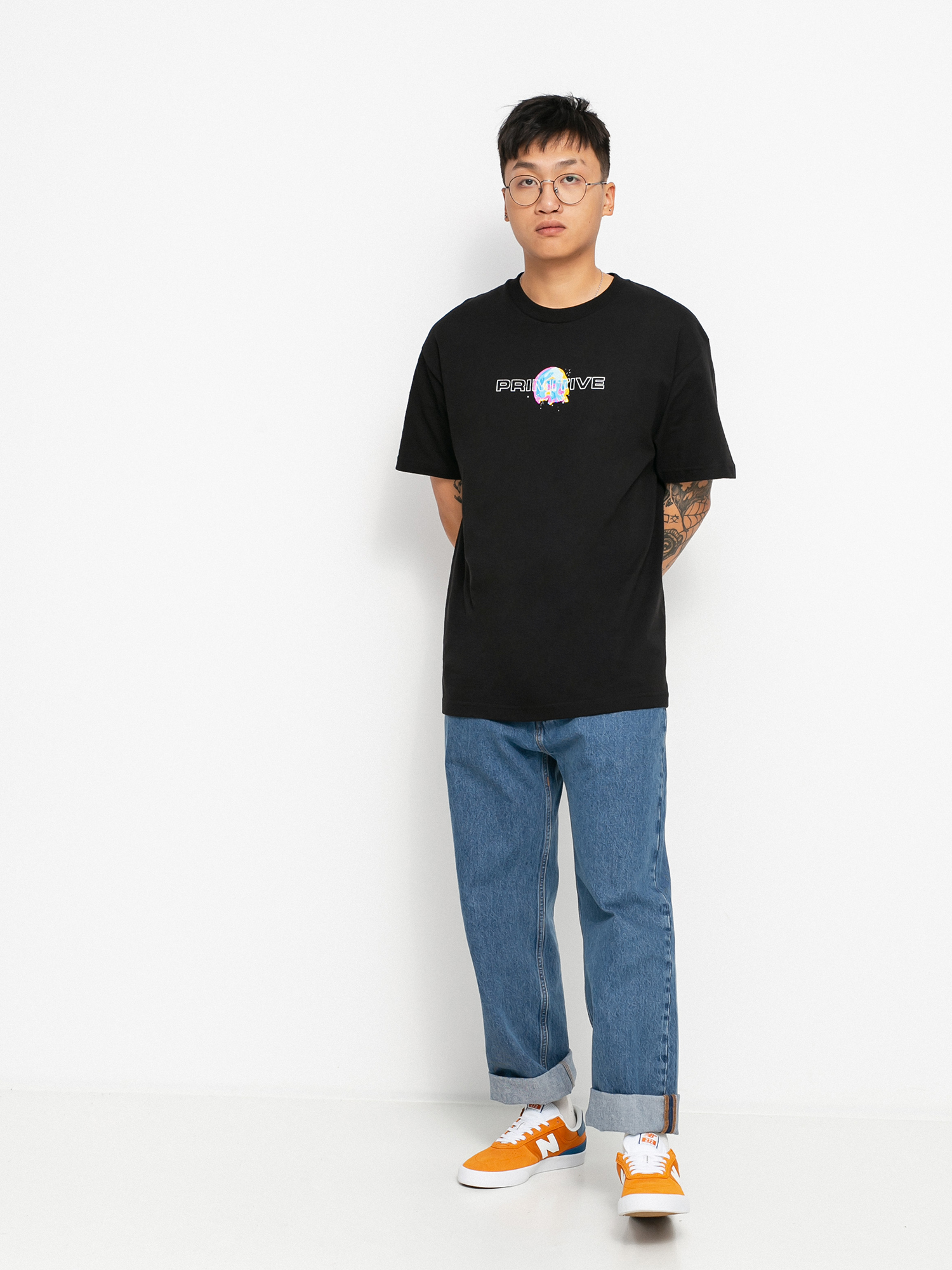 T-shirt Primitive High Low (black)