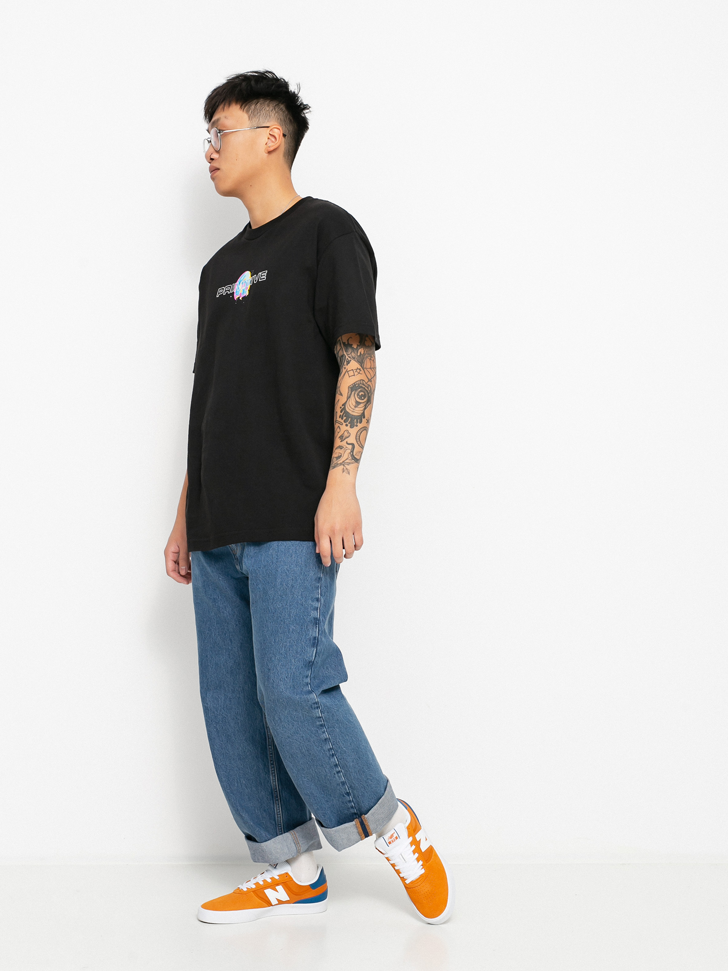 T-shirt Primitive High Low (black)