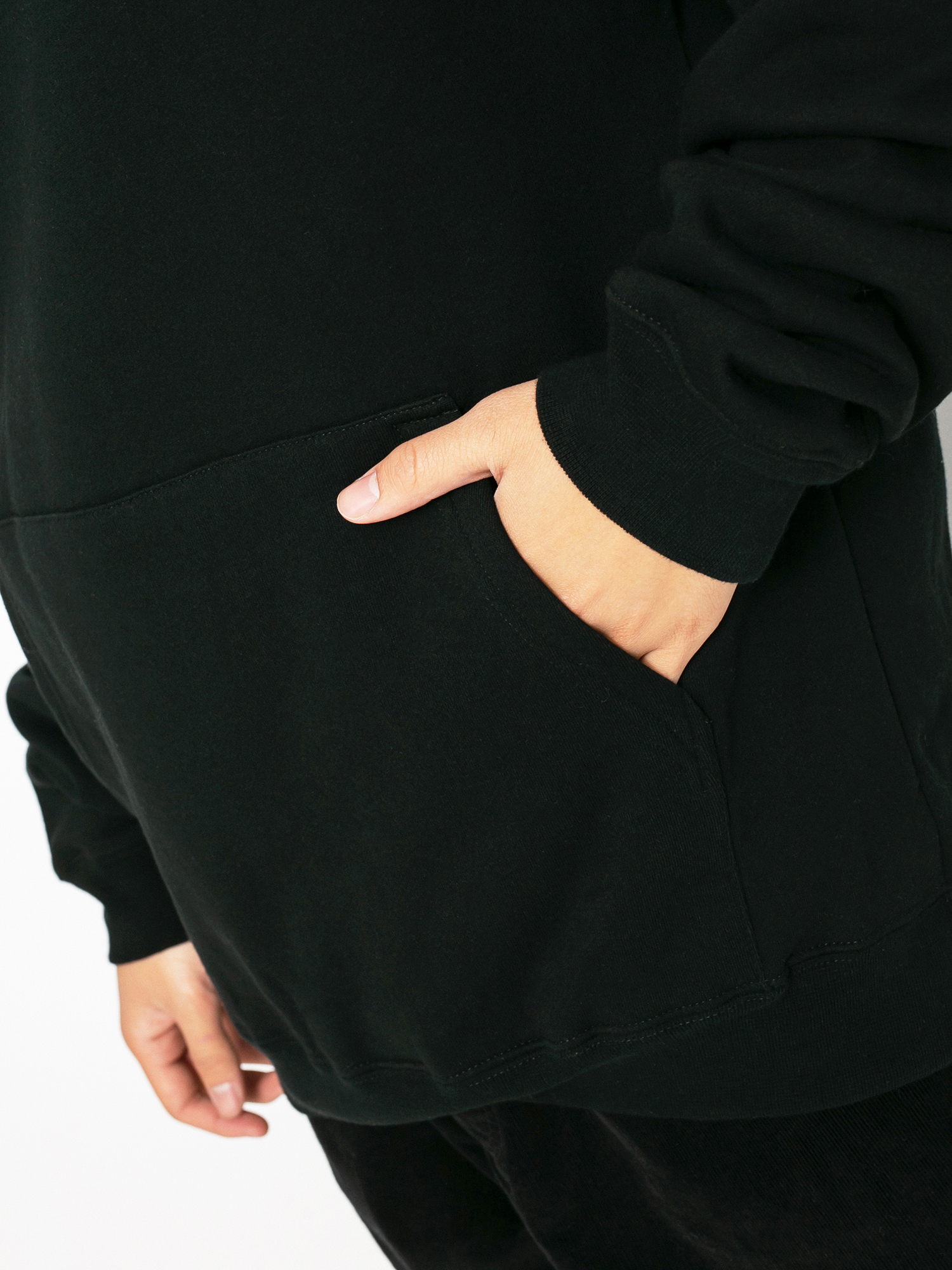 Bluza z kapturem Primitive High Low HD (black)