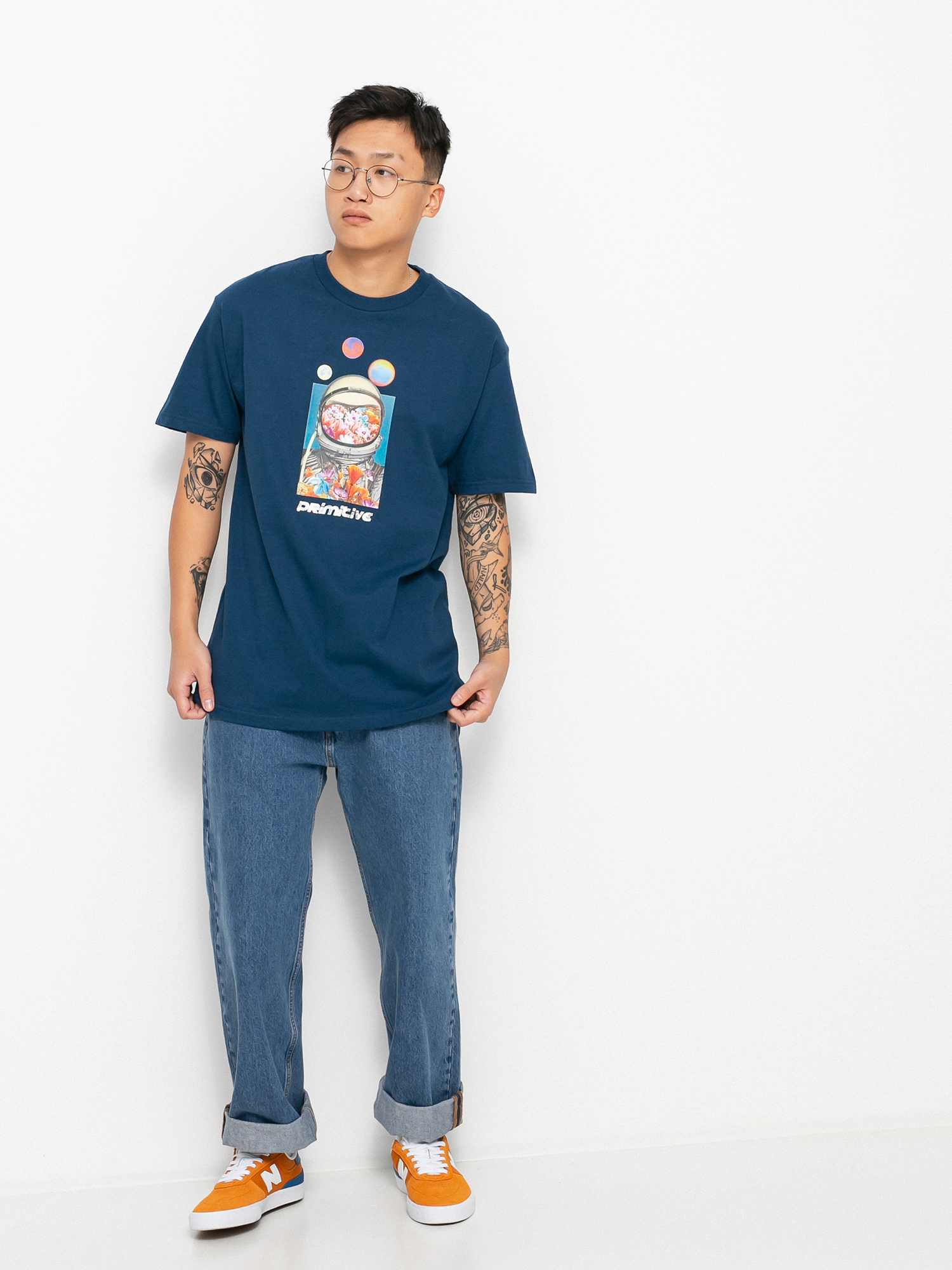 T-shirt Primitive Contact (harbor blue)