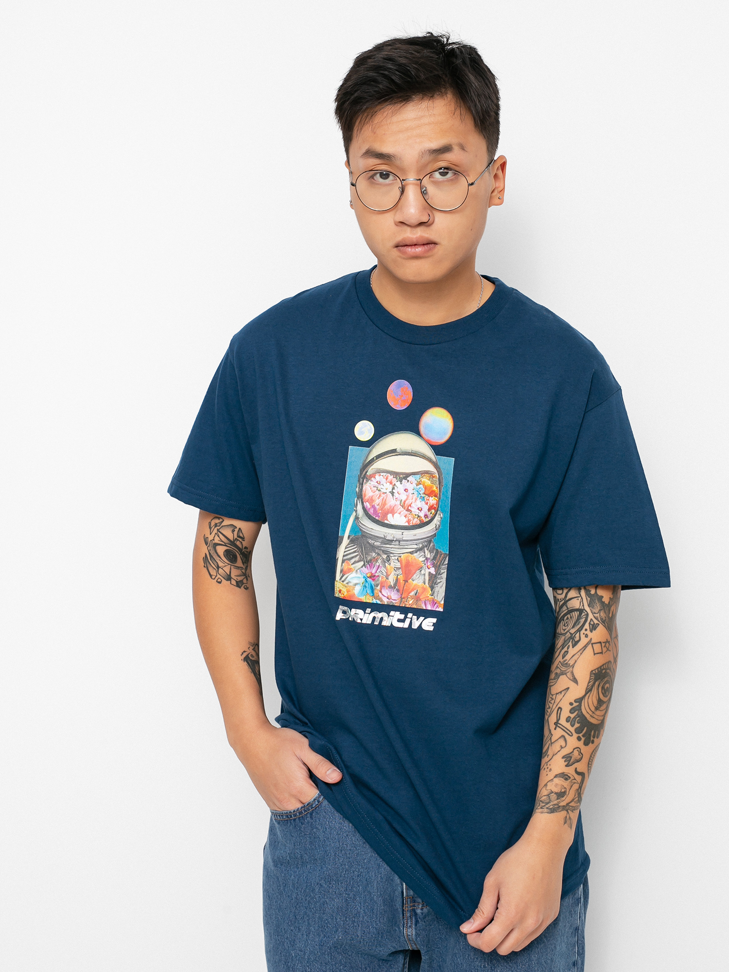 T-shirt Primitive Contact (harbor blue)