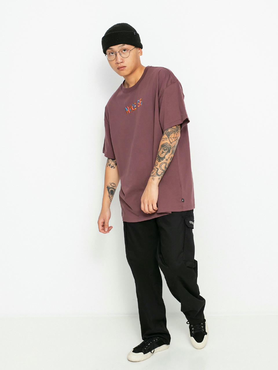 T-shirt Nike SB Mosaic (dark wine)