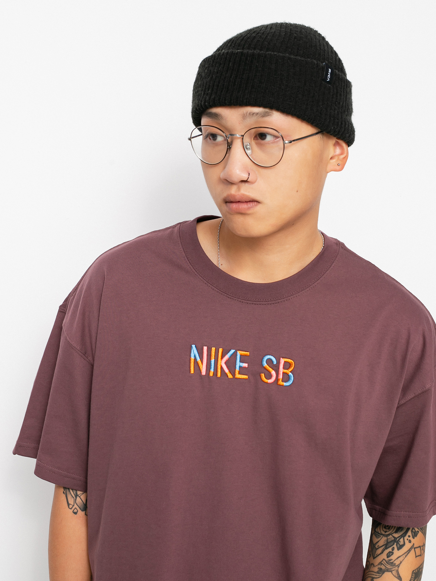 T-shirt Nike SB Mosaic (dark wine)