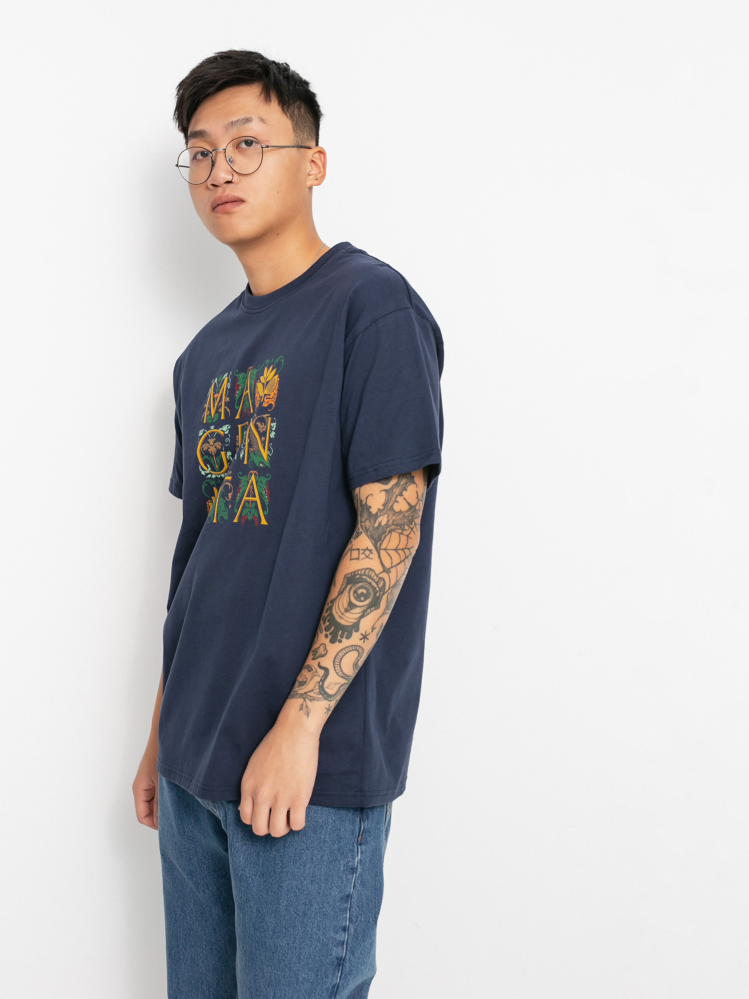 T-shirt Magenta Codex (navy)