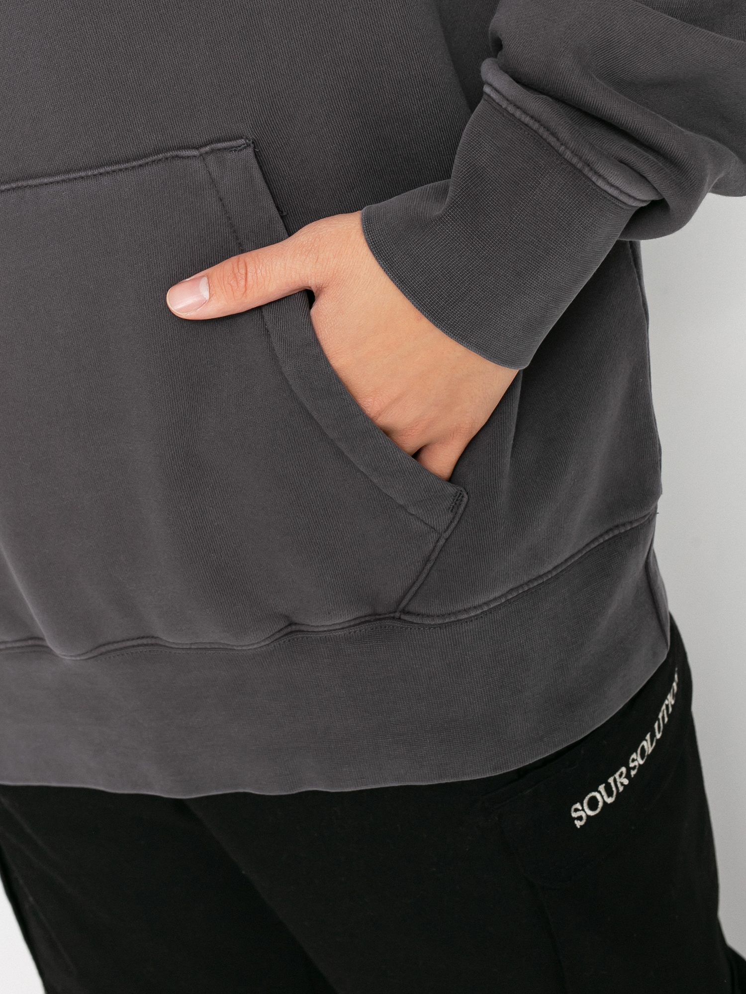 Bluza z kapturem Element Vertical Shrooms HD (off black)