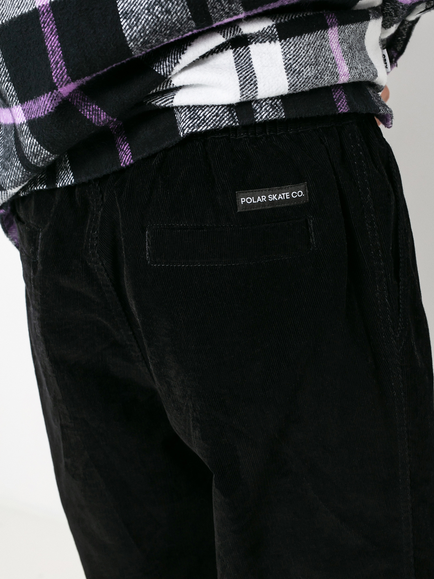 Spodnie Polar Skate Cord Surf (black)