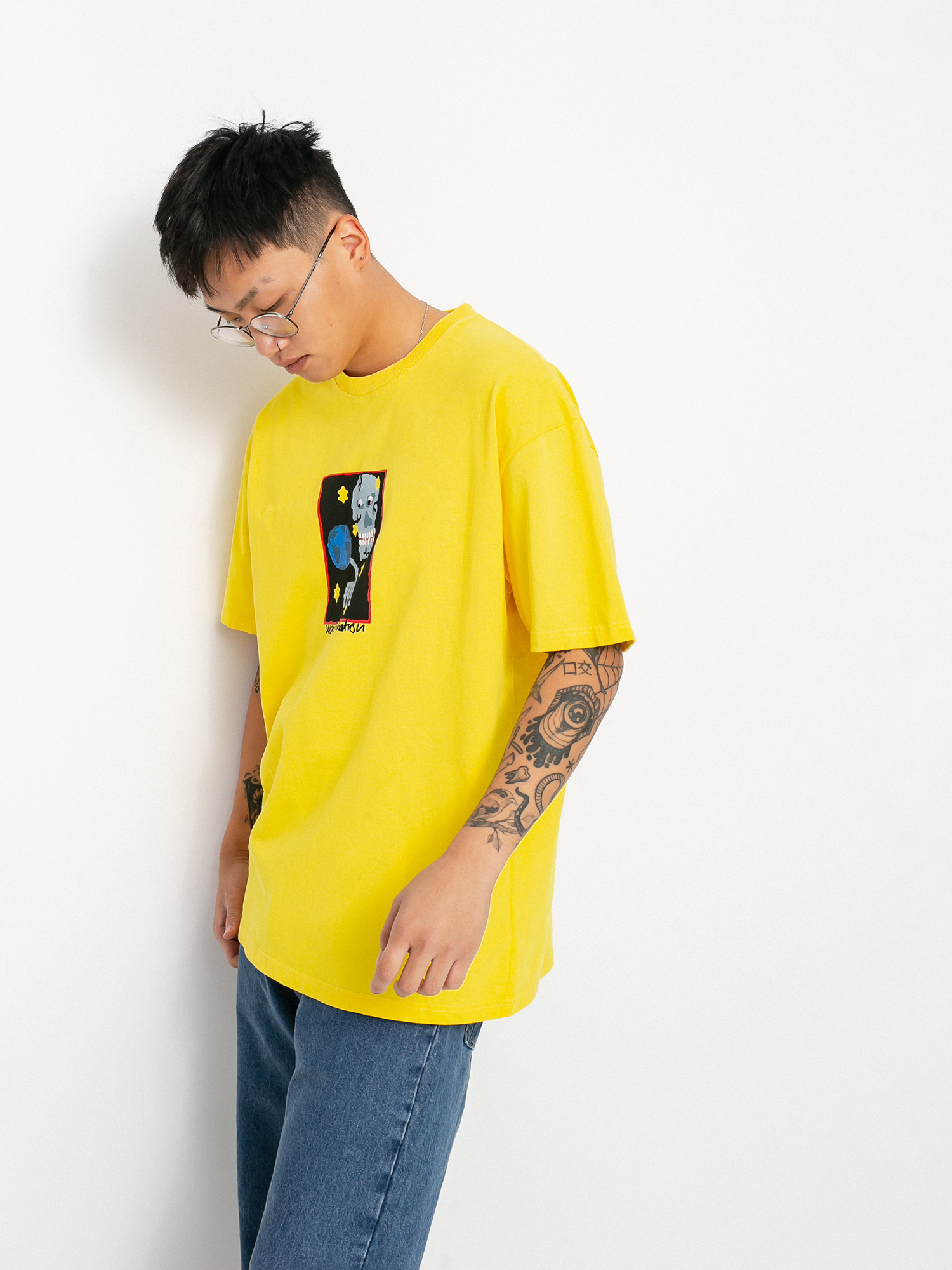 T-shirt Polar Skate World Domination (lemon)