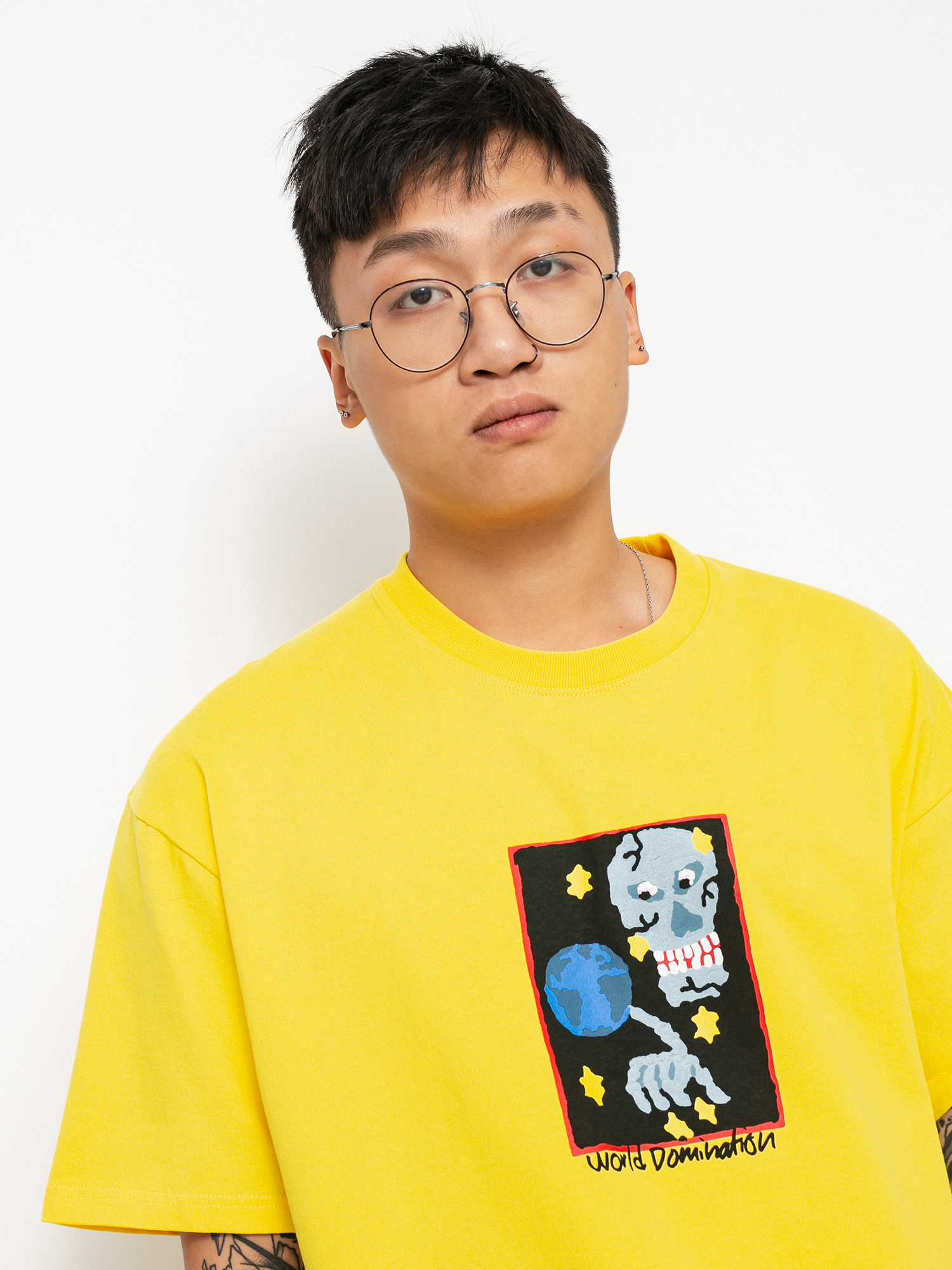 T-shirt Polar Skate World Domination (lemon)