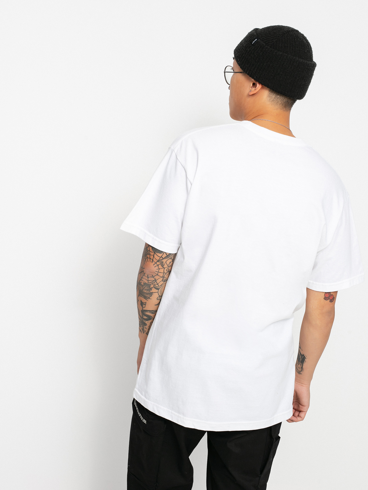 T-shirt Antihero Pigeon Round (white w/multi colored print)