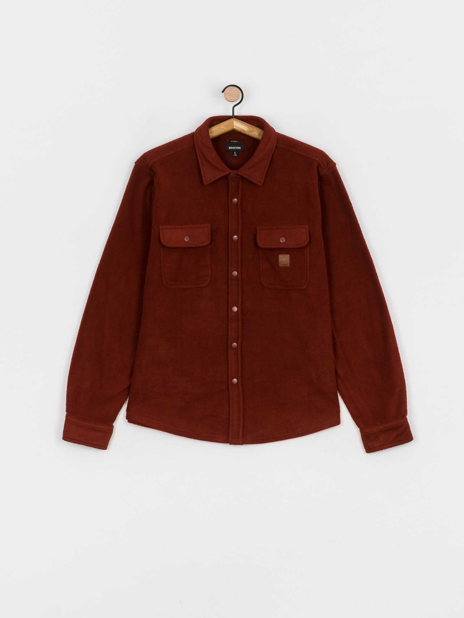 Koszula Brixton Bowery Arctic Stretch Ls (dark brick)