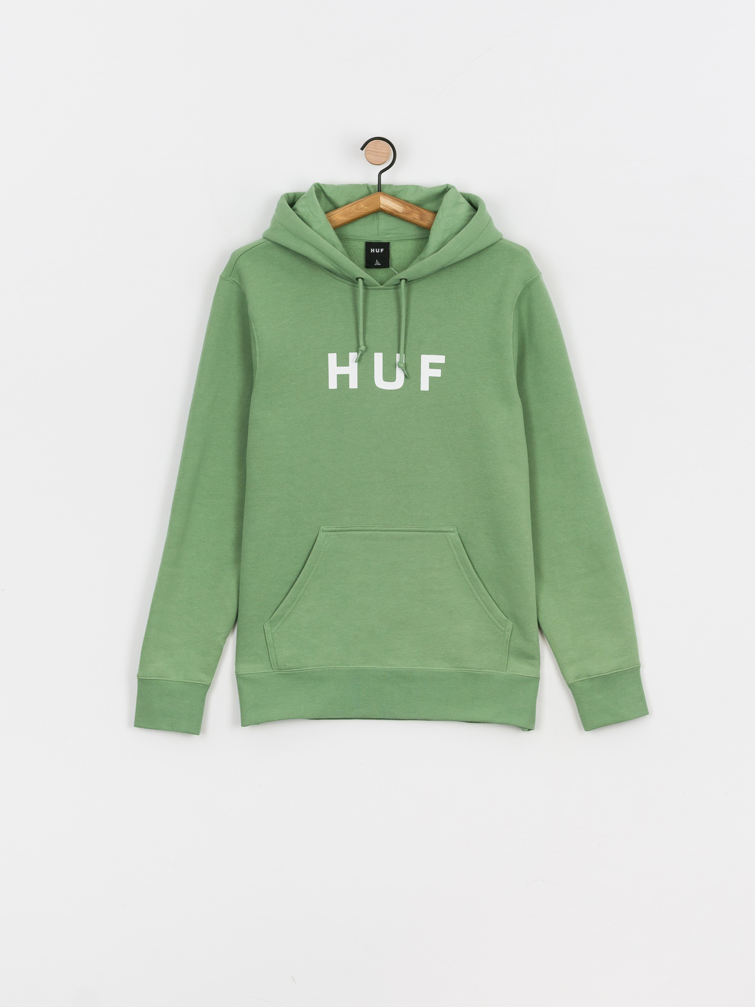 Bluza z kapturem HUF Essentials OG Logo HD (basil)