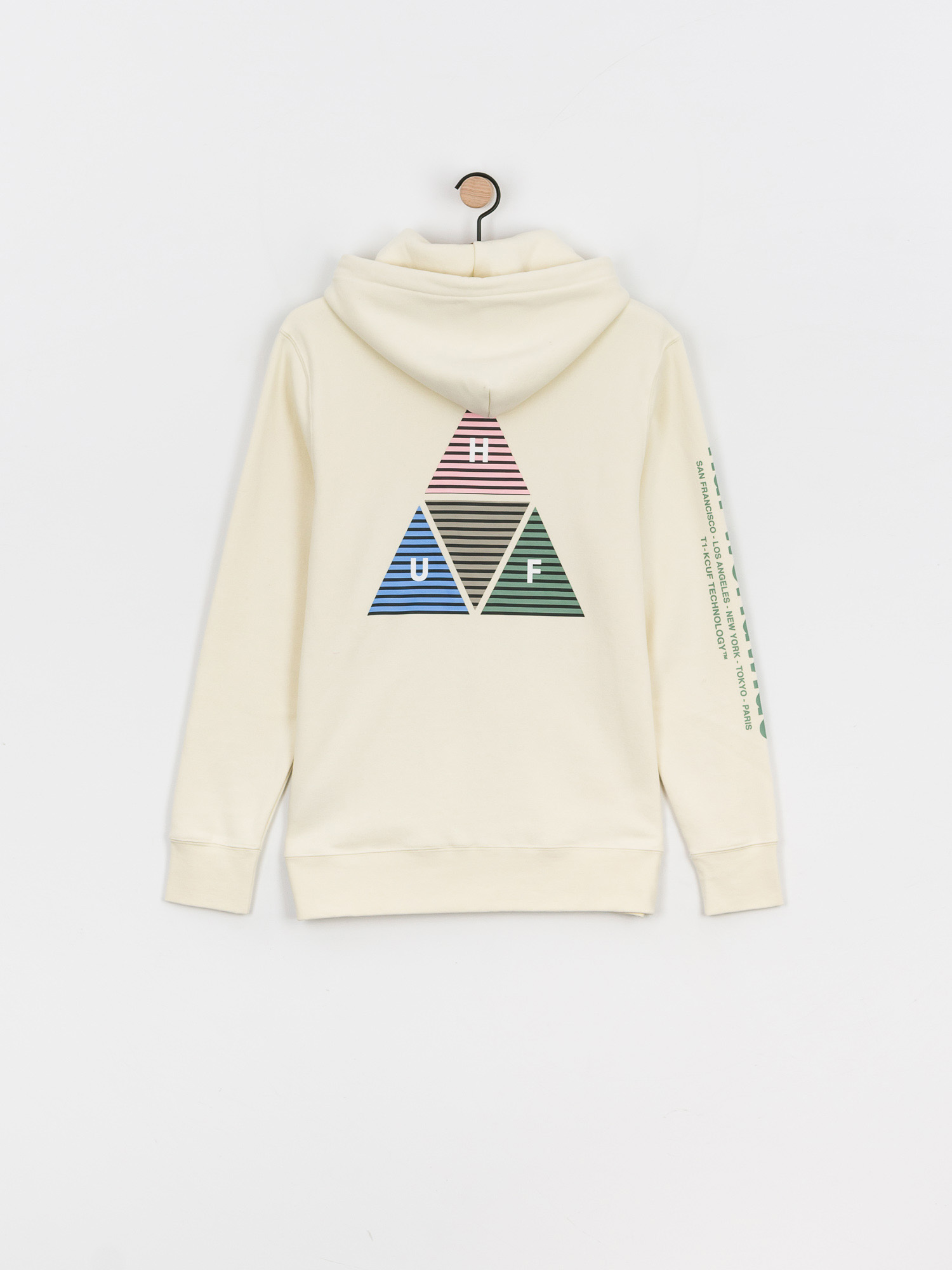 Bluza z kapturem HUF Prism Triple Triangle ZHD (natural)