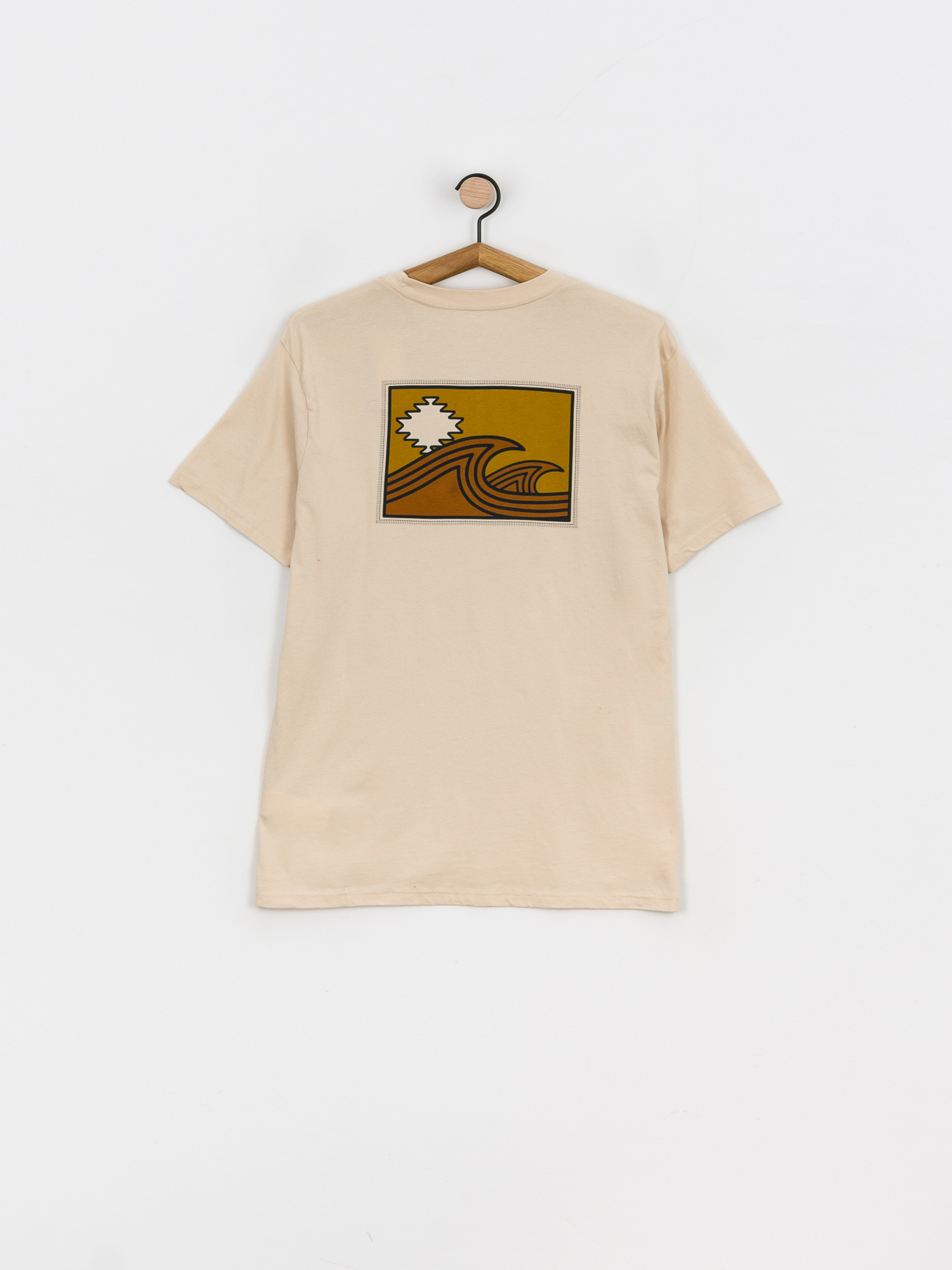 T-shirt Billabong X Wrangler Sandwave (natural)