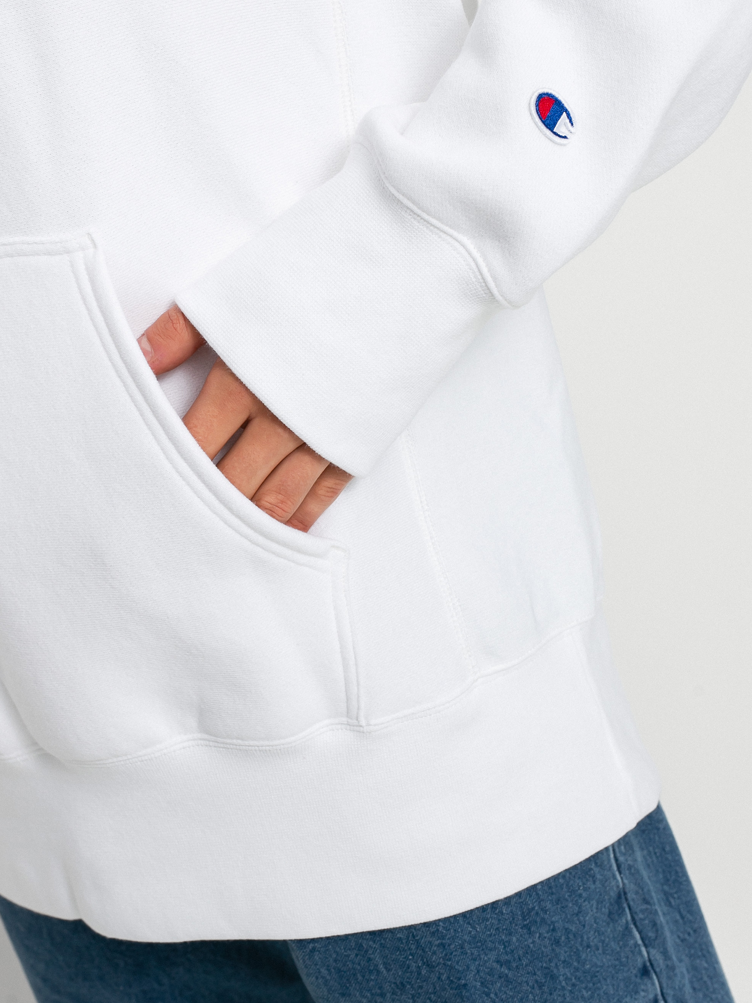 Bluza z kapturem Champion Sweatshirt HD 216499 (wht)