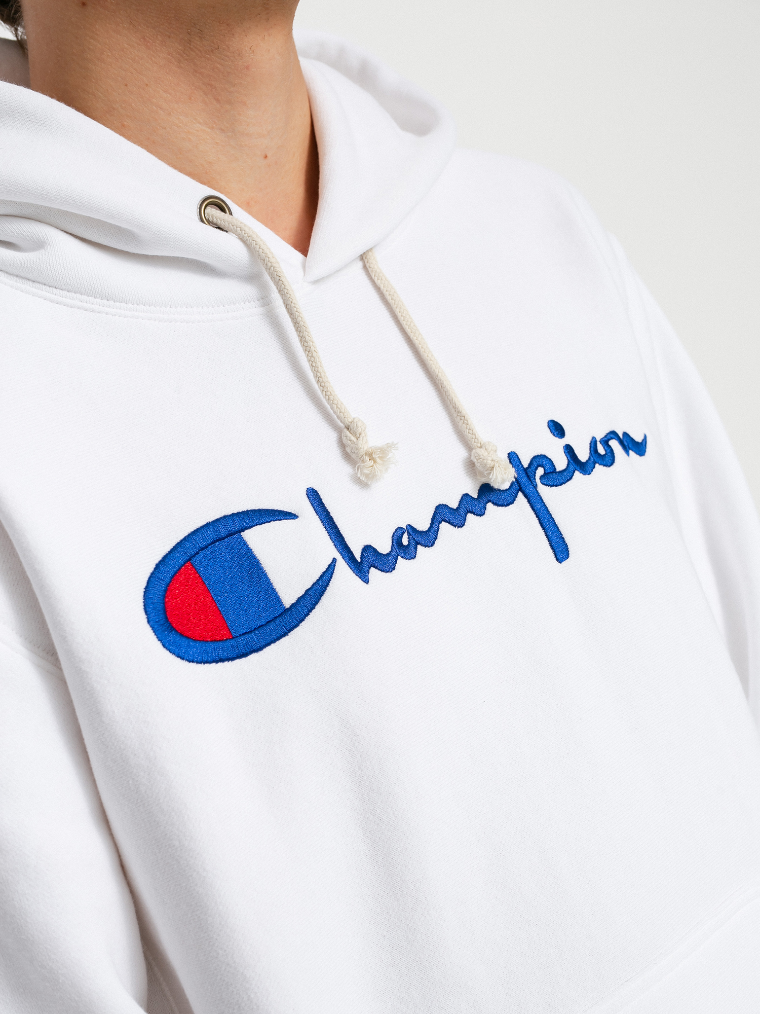 Bluza z kapturem Champion Sweatshirt HD 216499 (wht)