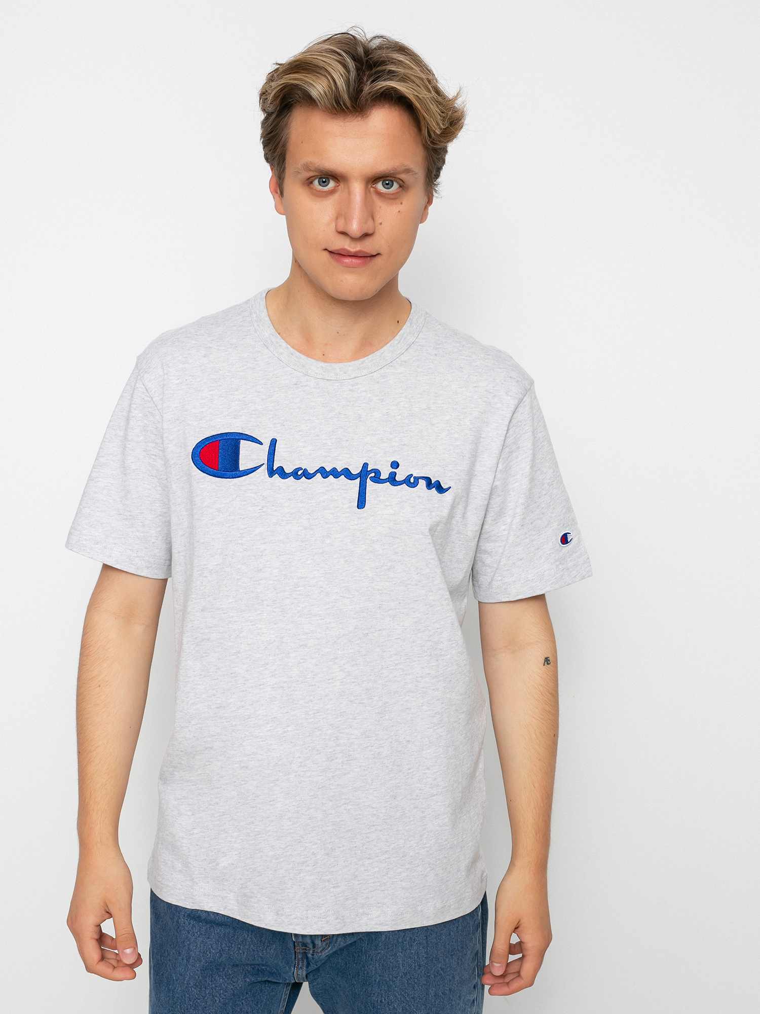 T-shirt Champion Crewneck 216547 (loxgm)